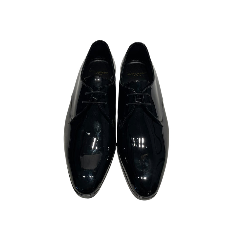YVES SAINT LAURENT/Loafers/US 7.5/Leather/BLK/