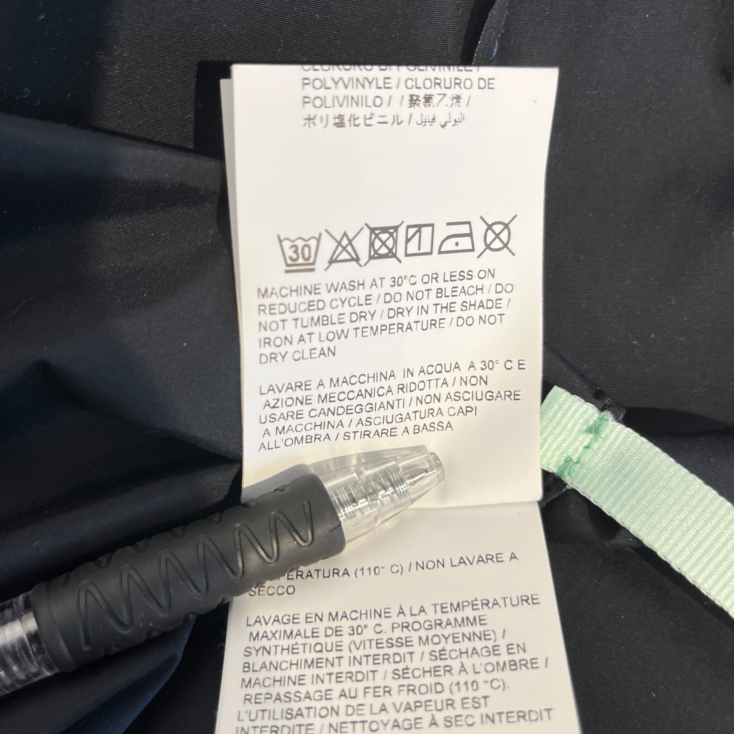 OFF-WHITE/SL Dress/Nylon/BLK/UTILITY POCKETS view 4