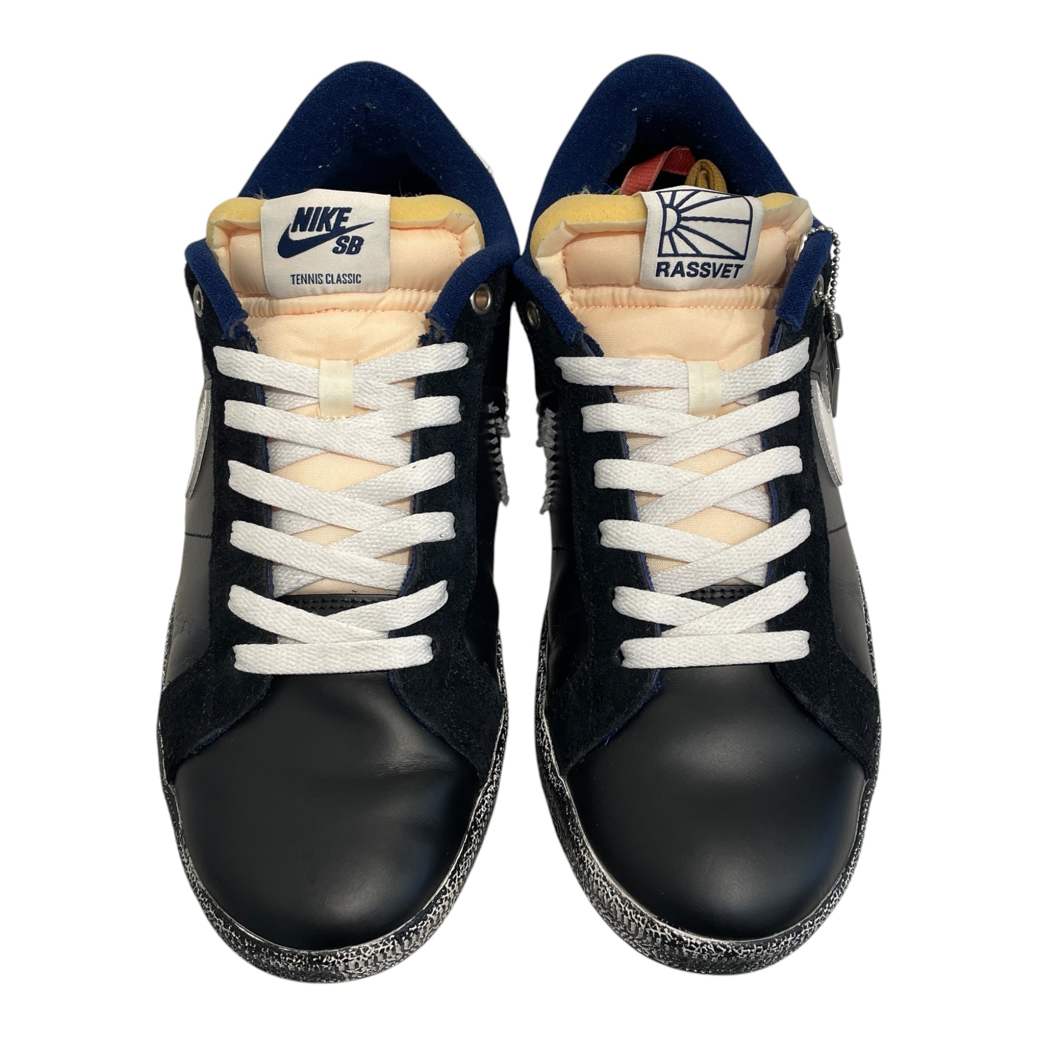 NIKE/Low-Sneakers/US 10/Leather/NVY/1O9846-400 view 3