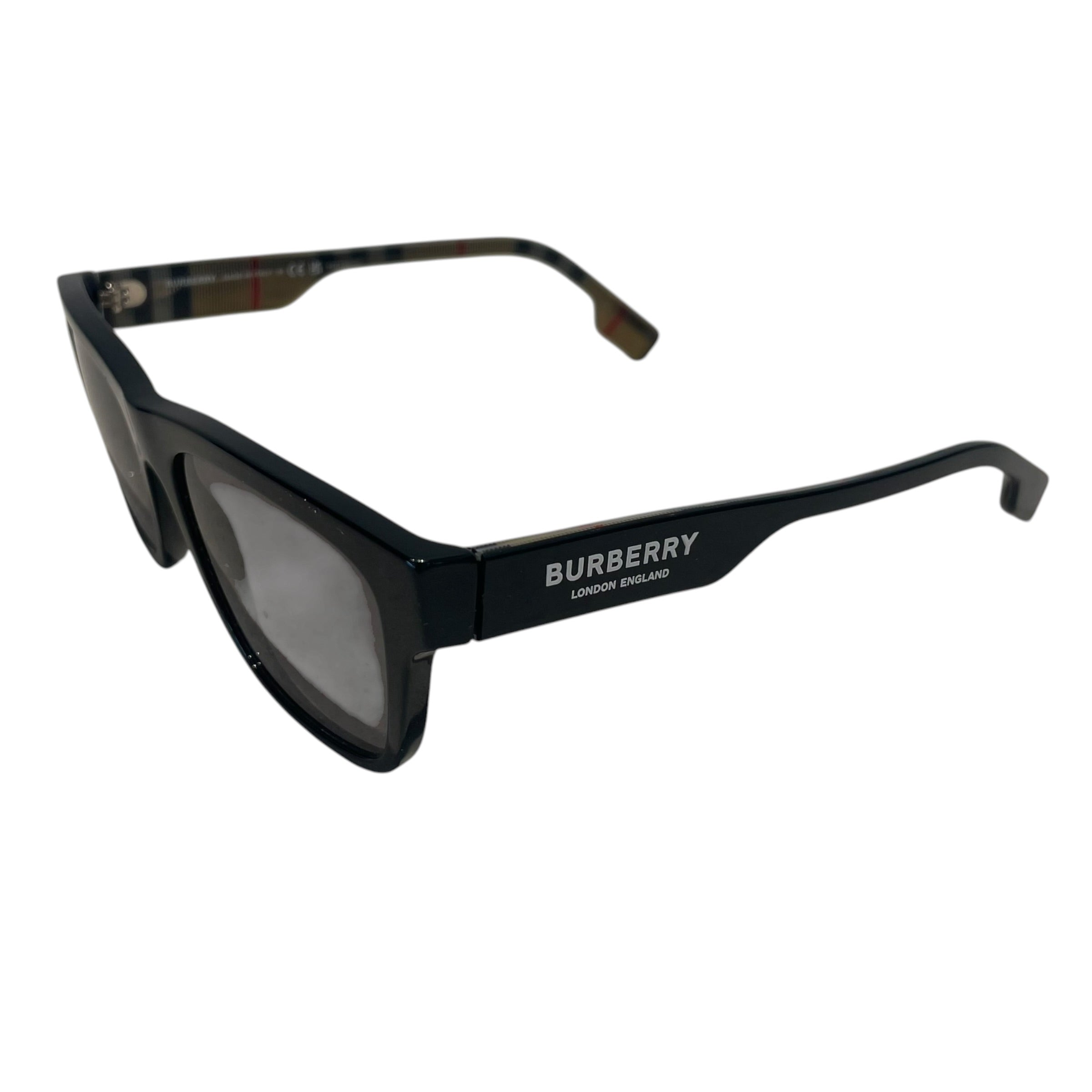 BURBERRY LONDON/Sunglasses/Plastic/BLK/M's/Top Black On Vintage view 2