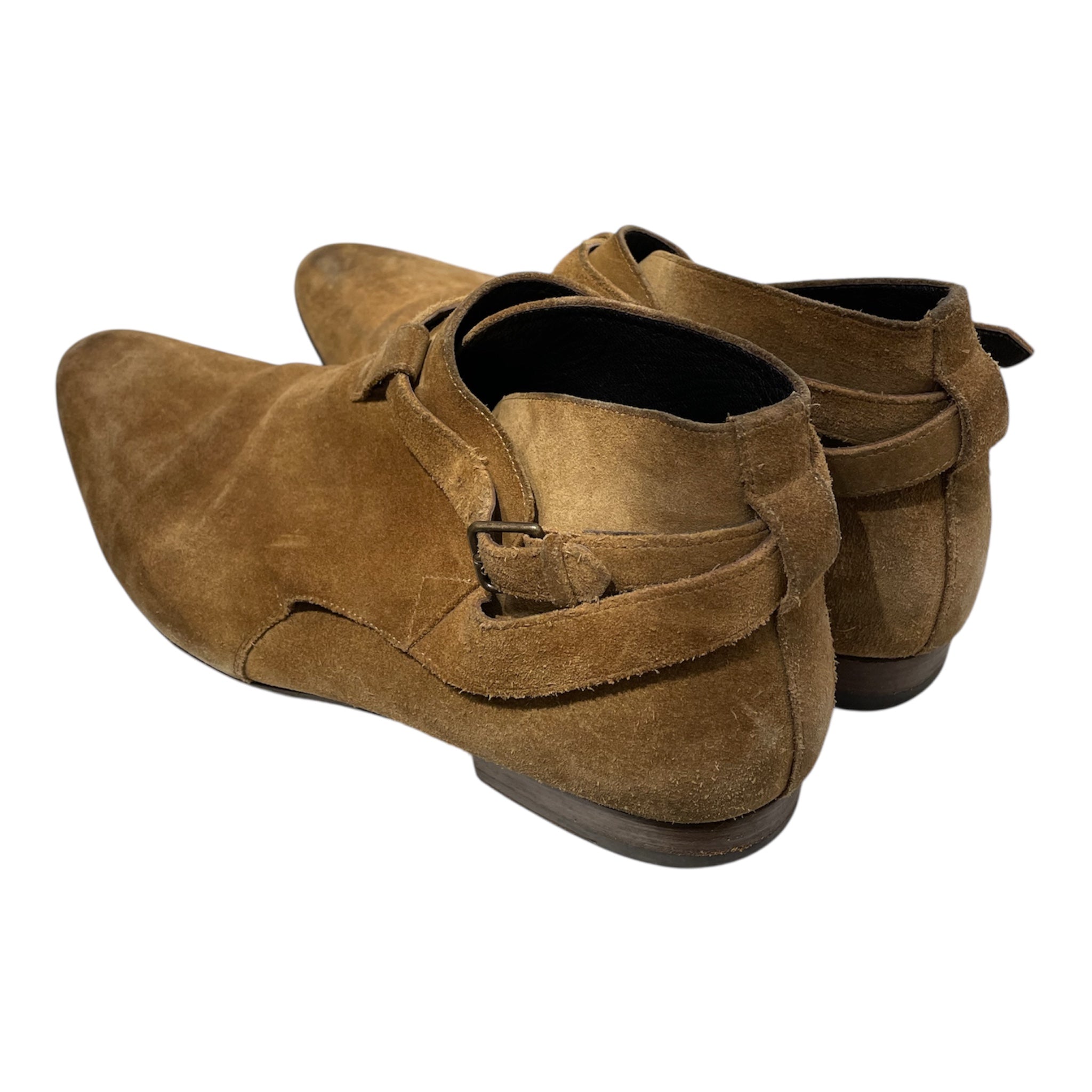 SAINT LAURENT/Boots/EU 42.5/Suede/BEG/JODPHUR LOW view 2