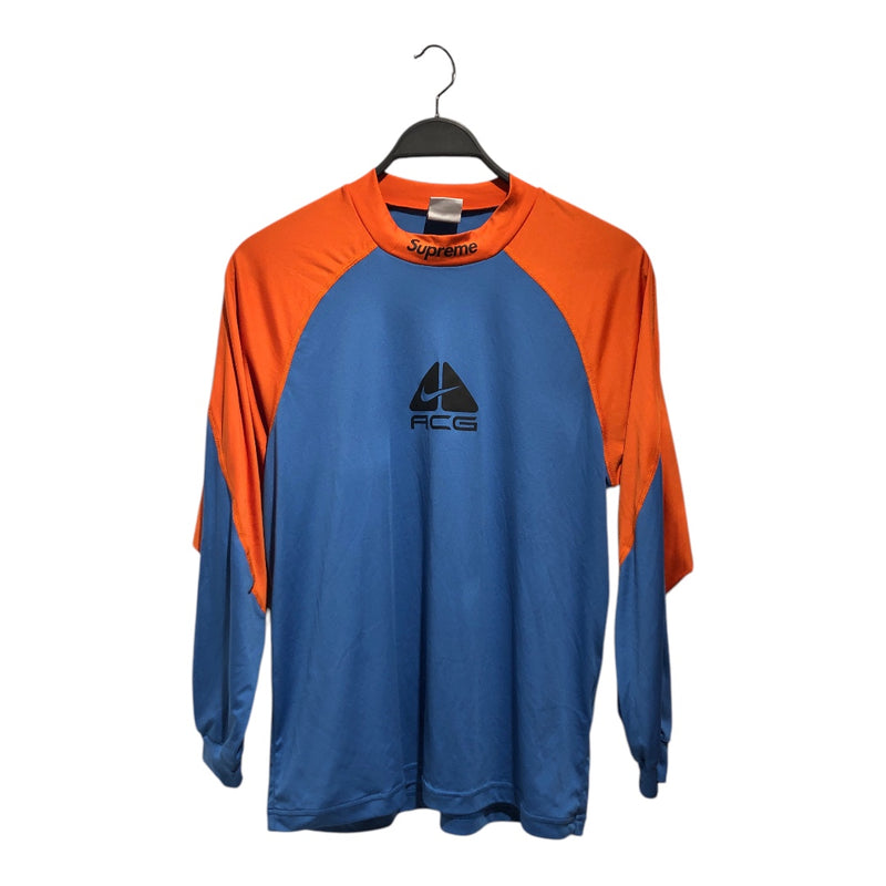 NIKE ACG/Supreme/LS T-Shirt/S/Nylon/BLU/