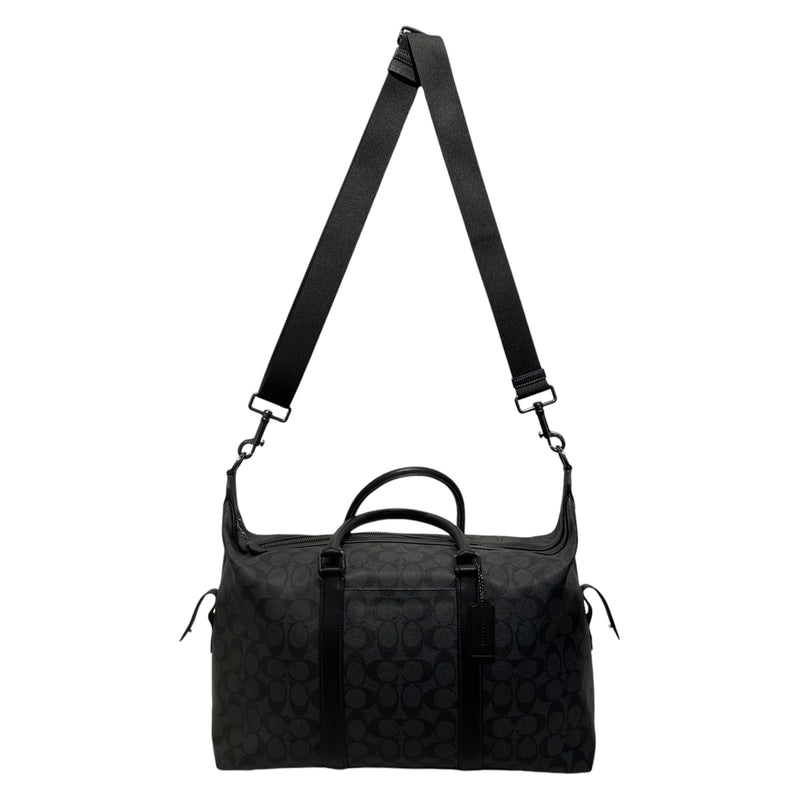 COACH/Briefcase/Monogram/Leather/BLK/Ellery Small Duffle