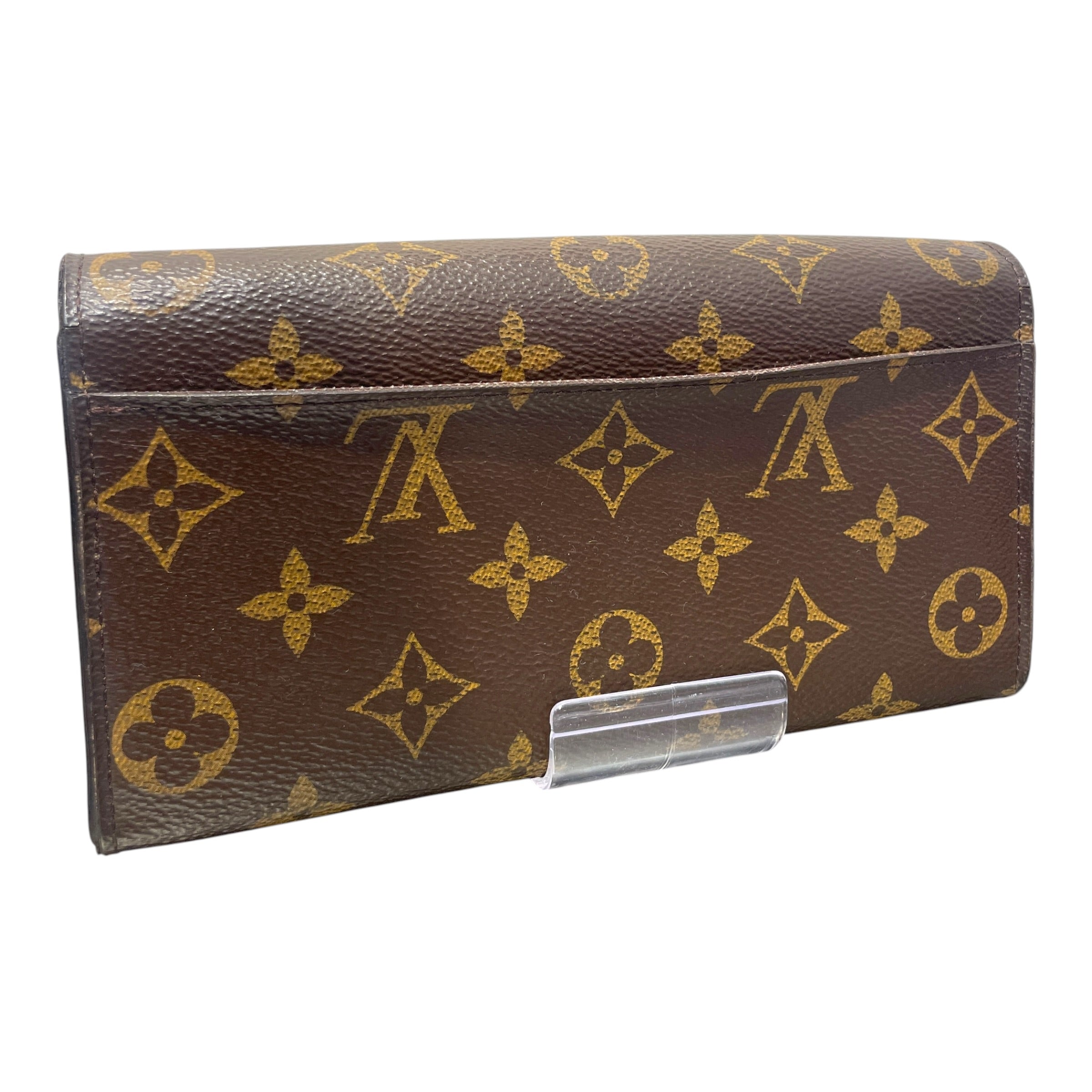 LOUIS VUITTON/Long Wallet/Monogram/Leather/BRW/L's/Sarah Wallet view 2