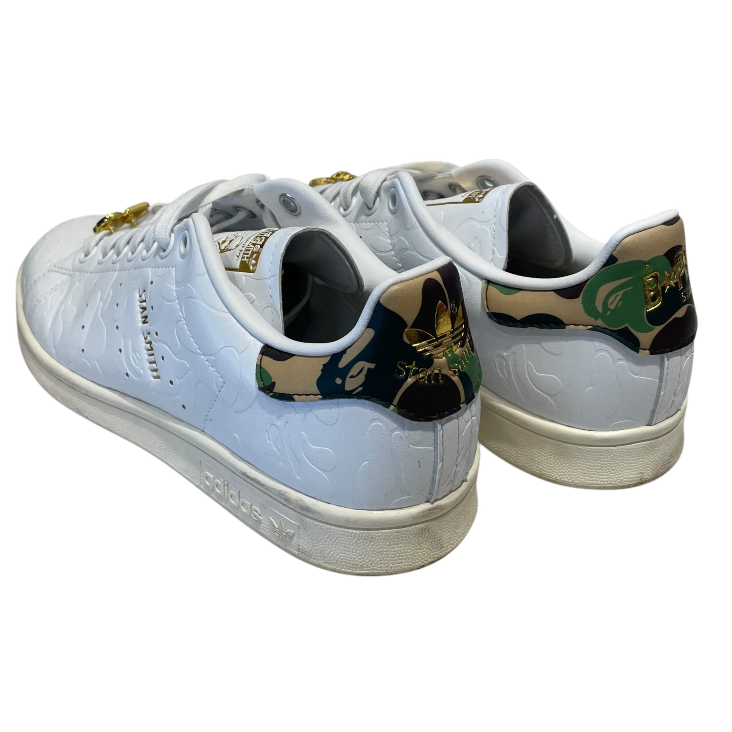adidas/Low-Sneakers/US 8/Leather/WHT/A Bathing Ape Adidas Sneakers view 2