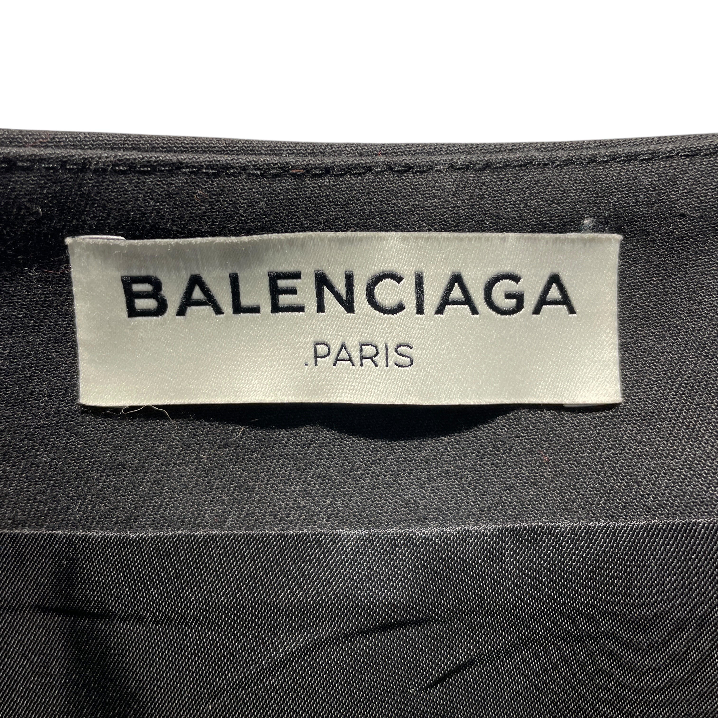 BALENCIAGA/Skirt/40/Cotton/BLK/ view 3
