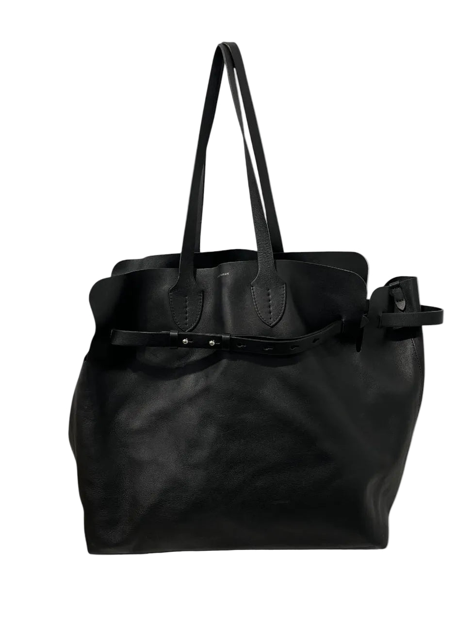 BURBERRY/Bag/Leather/BLK/LEATHER SOFT BELT TOTE BAG BLK view 1