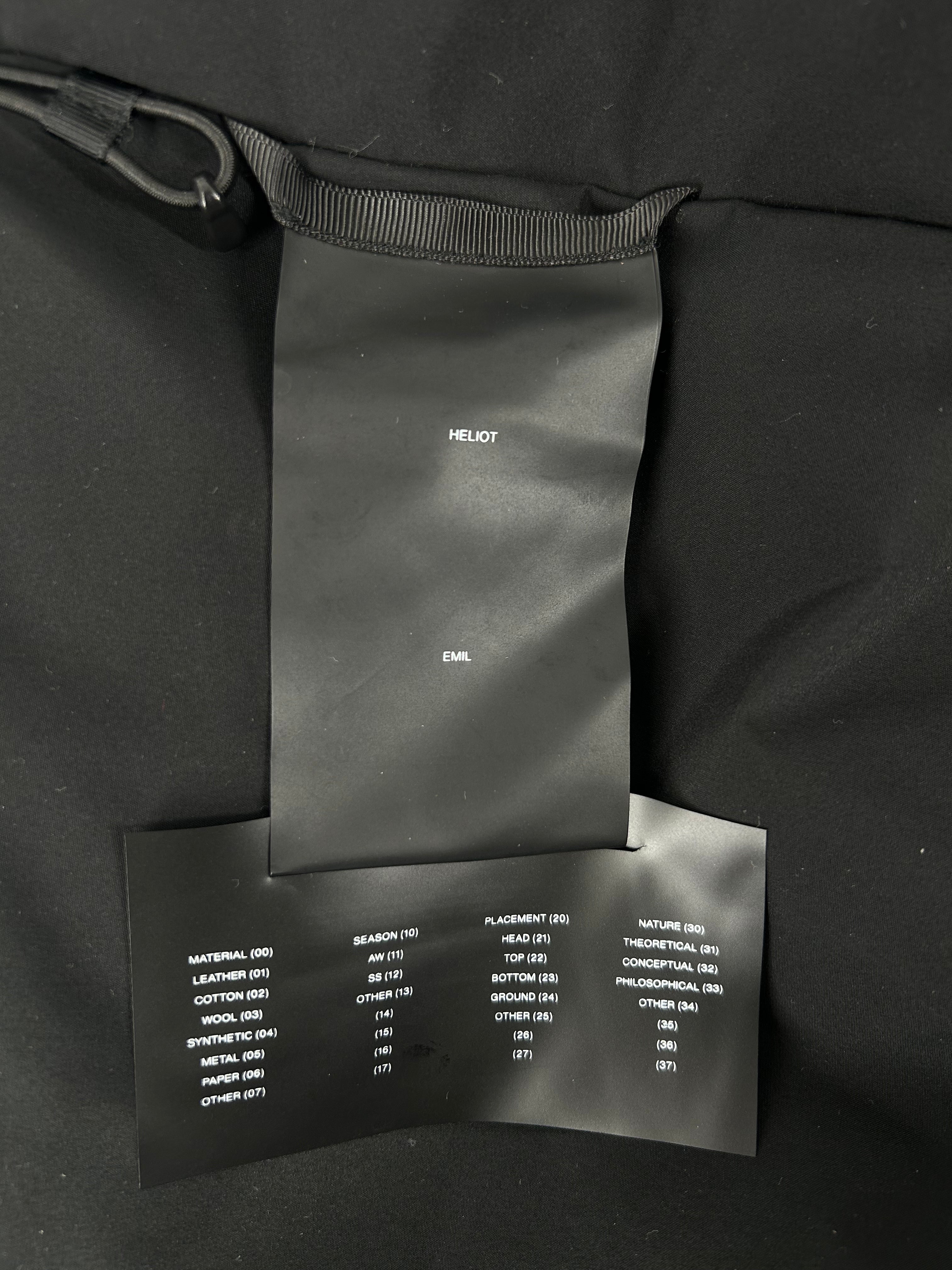 HELIOT EMIL/Puffer Jkt/48/Polyester/BLK/Velum Down view 3