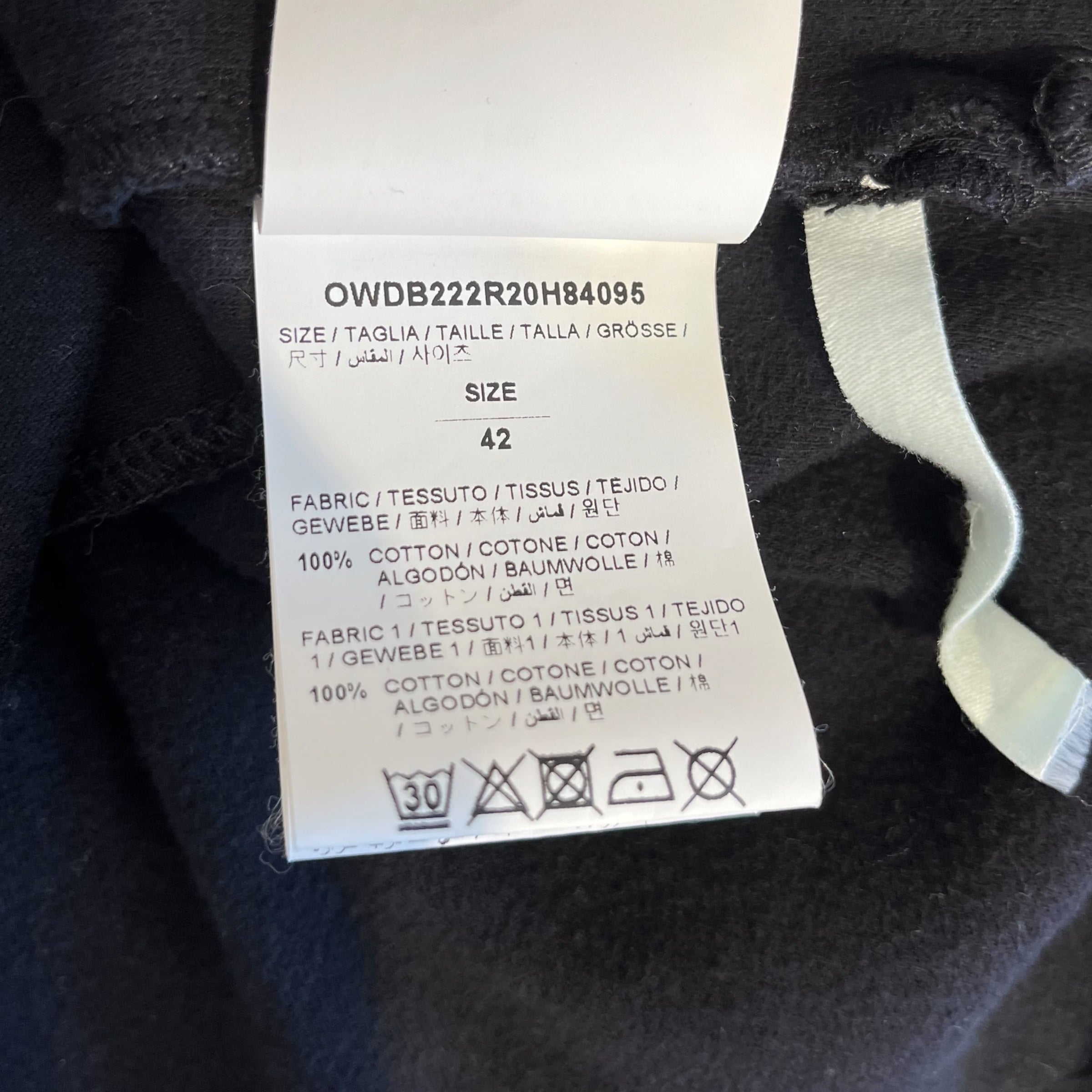 OFF-WHITE/Dress/Cotton/BLK/SWEATER DRESS view 4