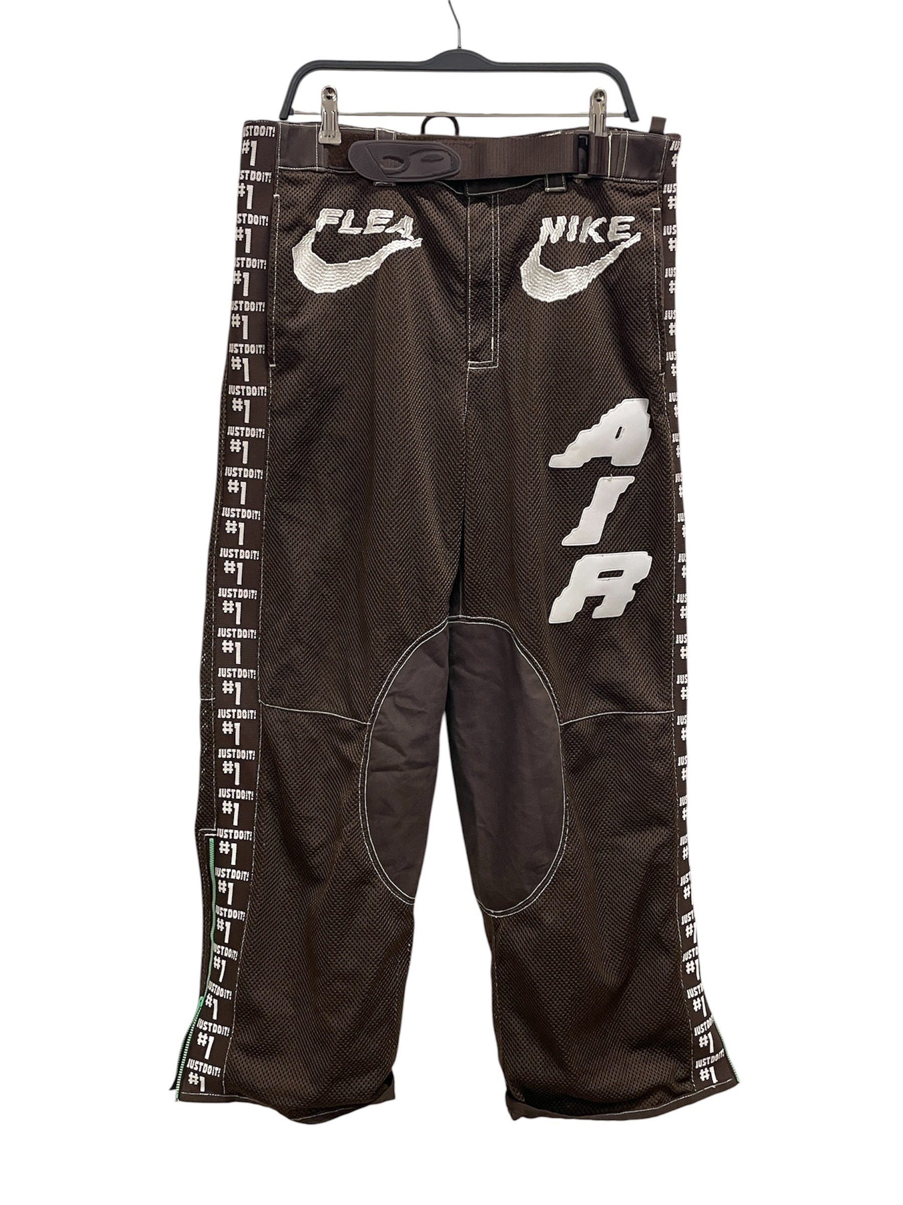 CACTUS PLANT FLEA MARKET/NIKE/Pants/L/Cotton/BRW/BIKER PANTS/ LOGO PATCH ALL OV view 1