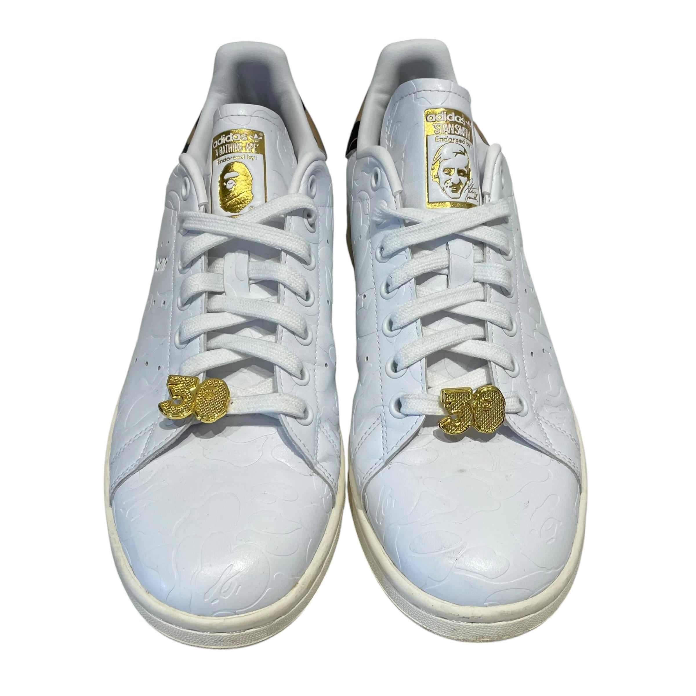 adidas/Low-Sneakers/US 8/Leather/WHT/A Bathing Ape Adidas Sneakers view 4