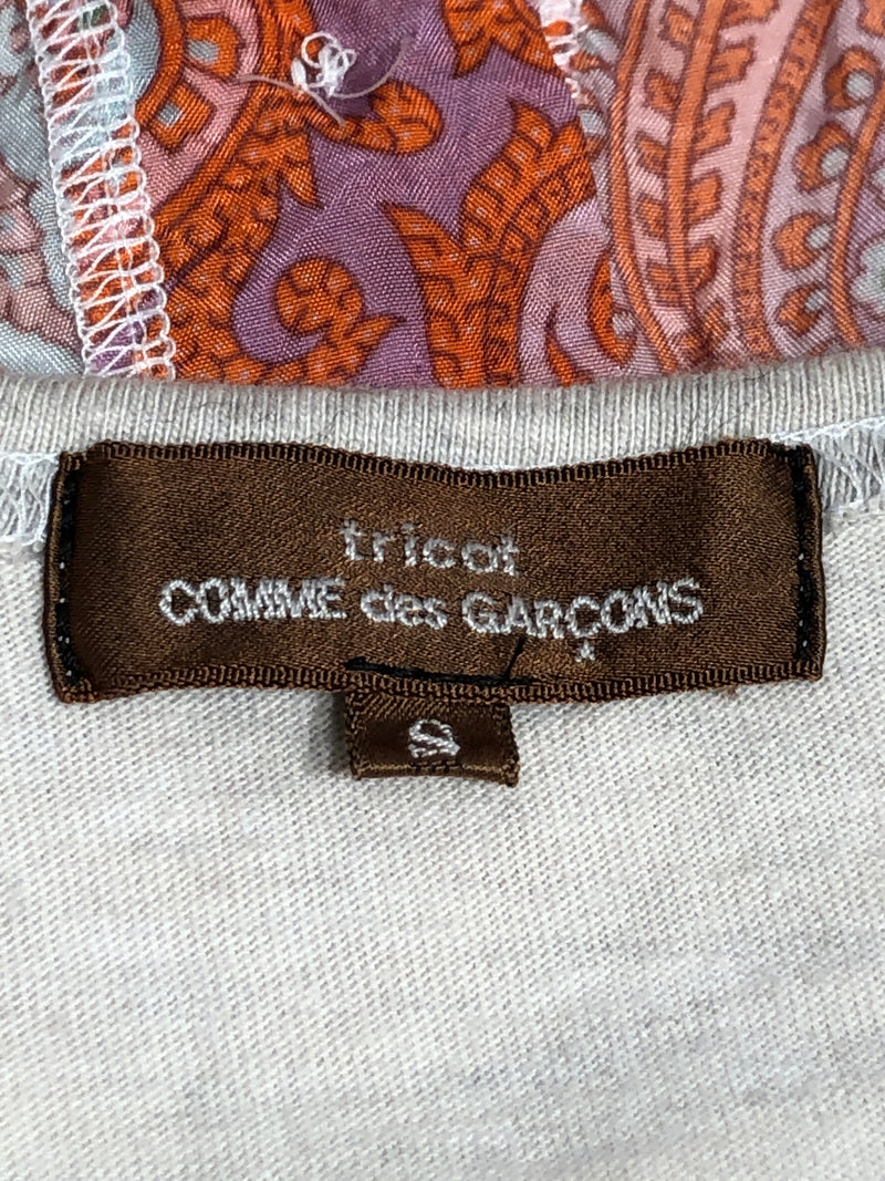 tricot COMME des GARCONS/Cardigan/S/All Over Print/Cotton/PNK/paisley
