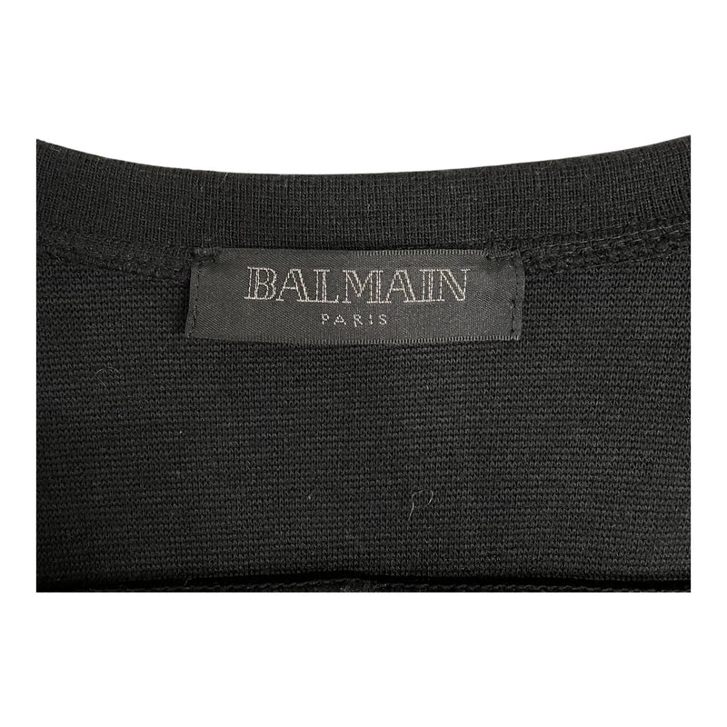 BALMAIN/Blouson/11/Camouflage/Polyester/BLK/FRINGE SHOULDER CAMO FRONT