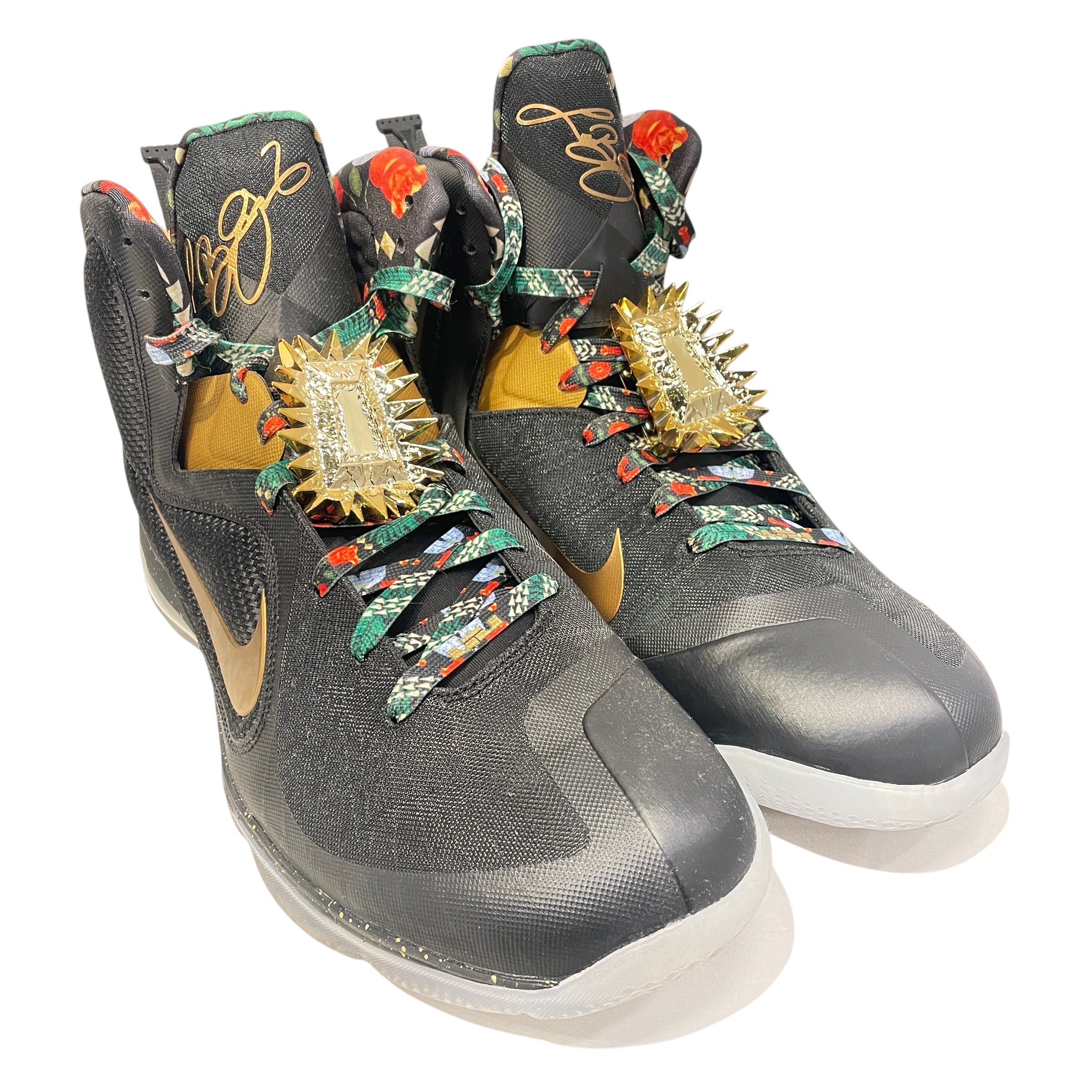 NIKE/Hi-Sneakers/US 15/Cotton/BLK/lebron watch the throne view 1