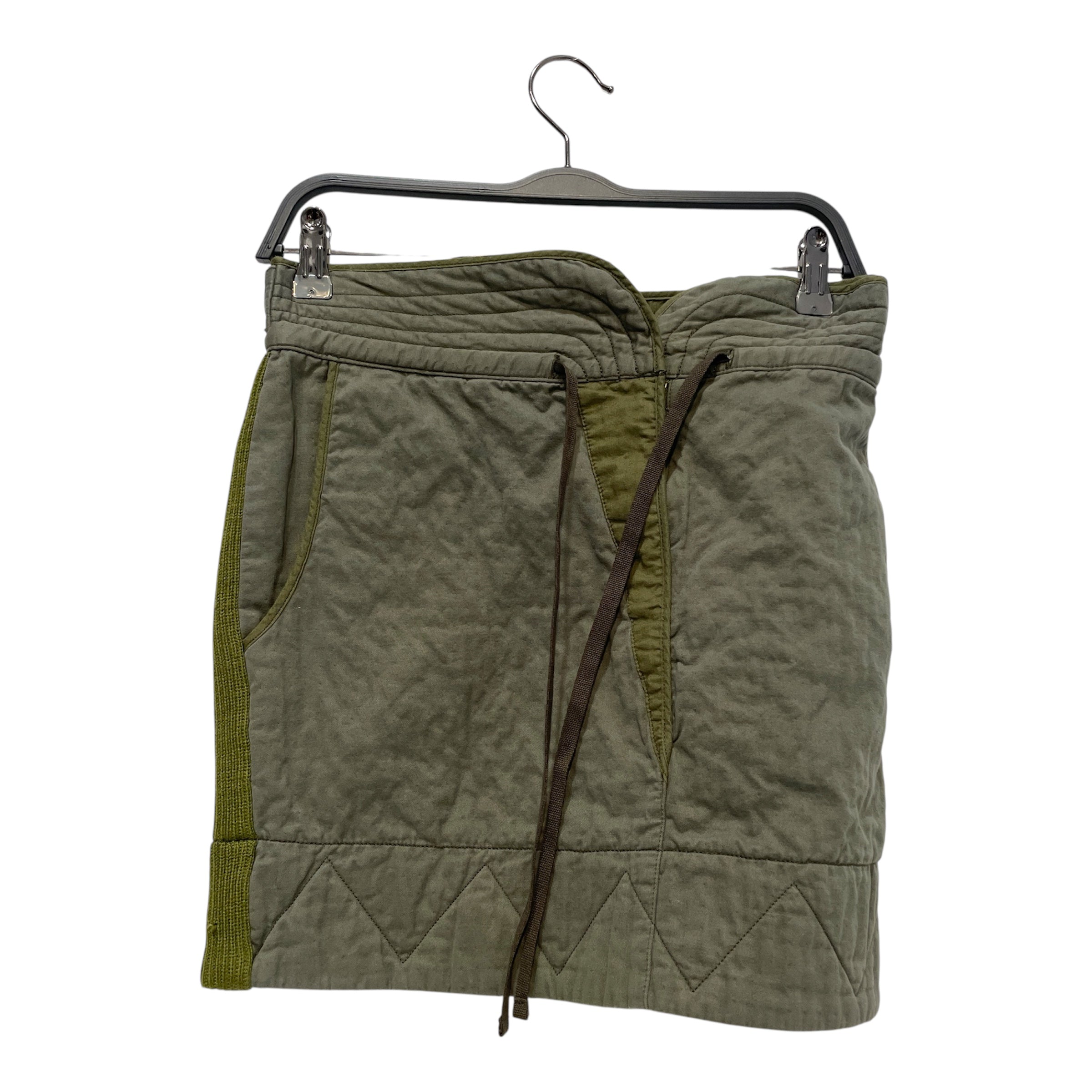SEE BY CHLOE/Skirt/8/Cotton/GRN/Mini Length/Army Green Mini Tie Skirt view 1