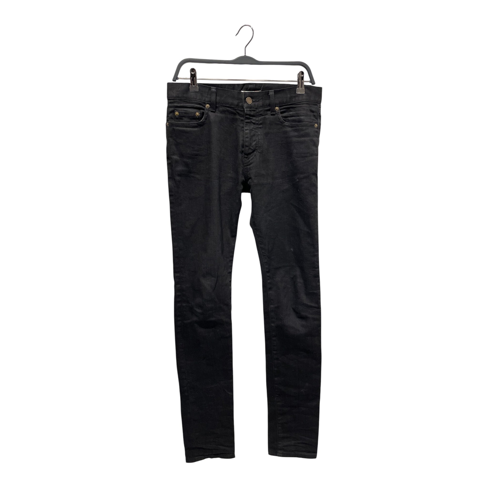 SAINT LAURENT/Skinny Pants/30/Denim/BLK/Low-rise/D02 BLK 15SS view 1
