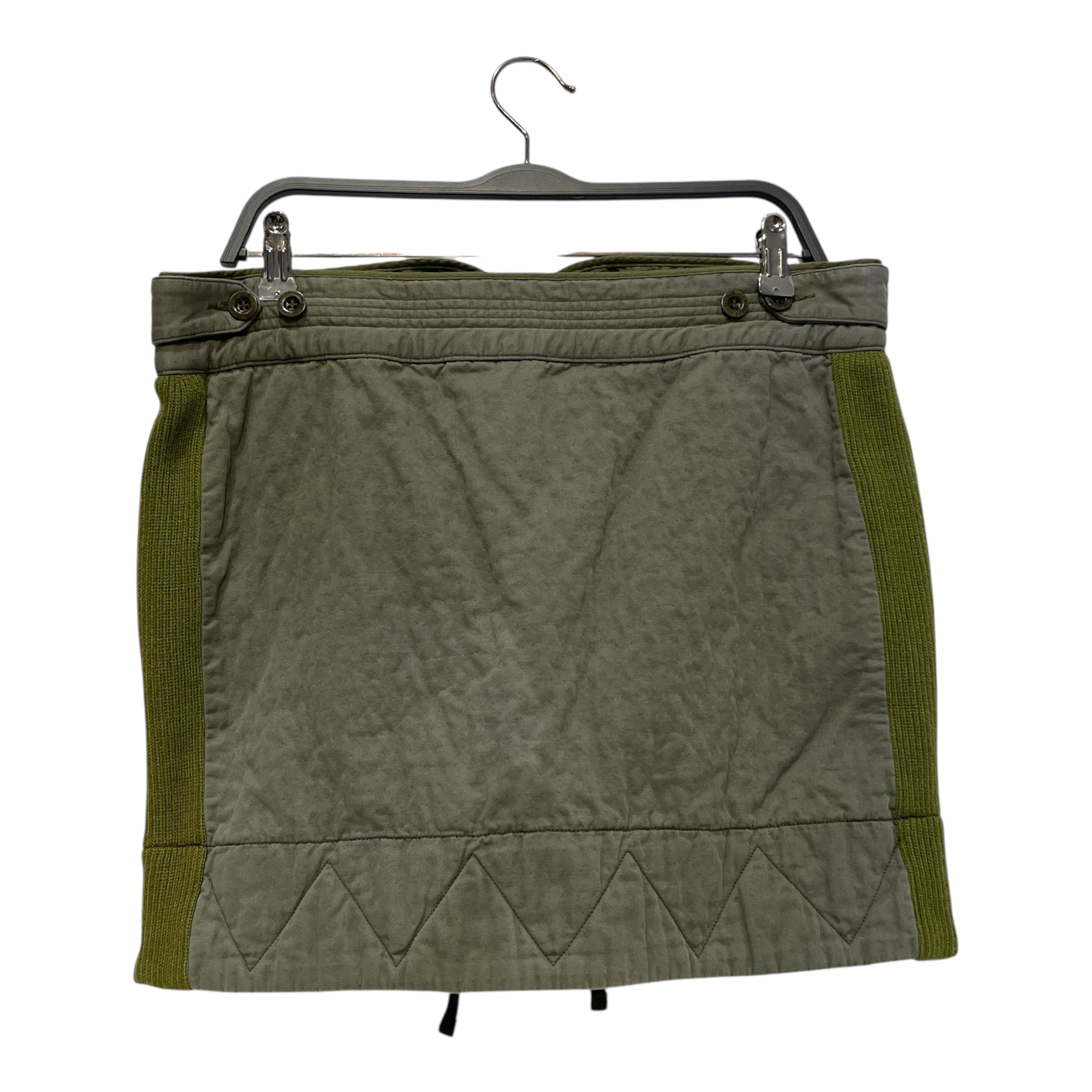 SEE BY CHLOE/Skirt/8/Cotton/GRN/Mini Length/Army Green Mini Tie Skirt view 2