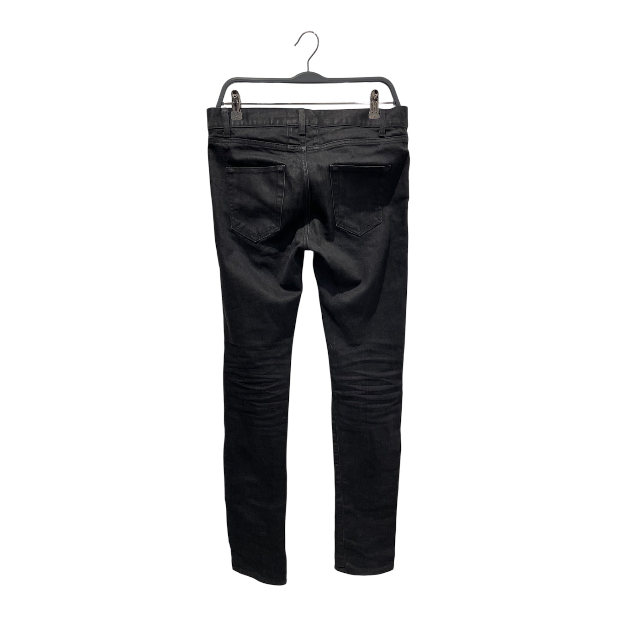 SAINT LAURENT/Skinny Pants/30/Denim/BLK/Low-rise/D02 BLK 15SS view 2