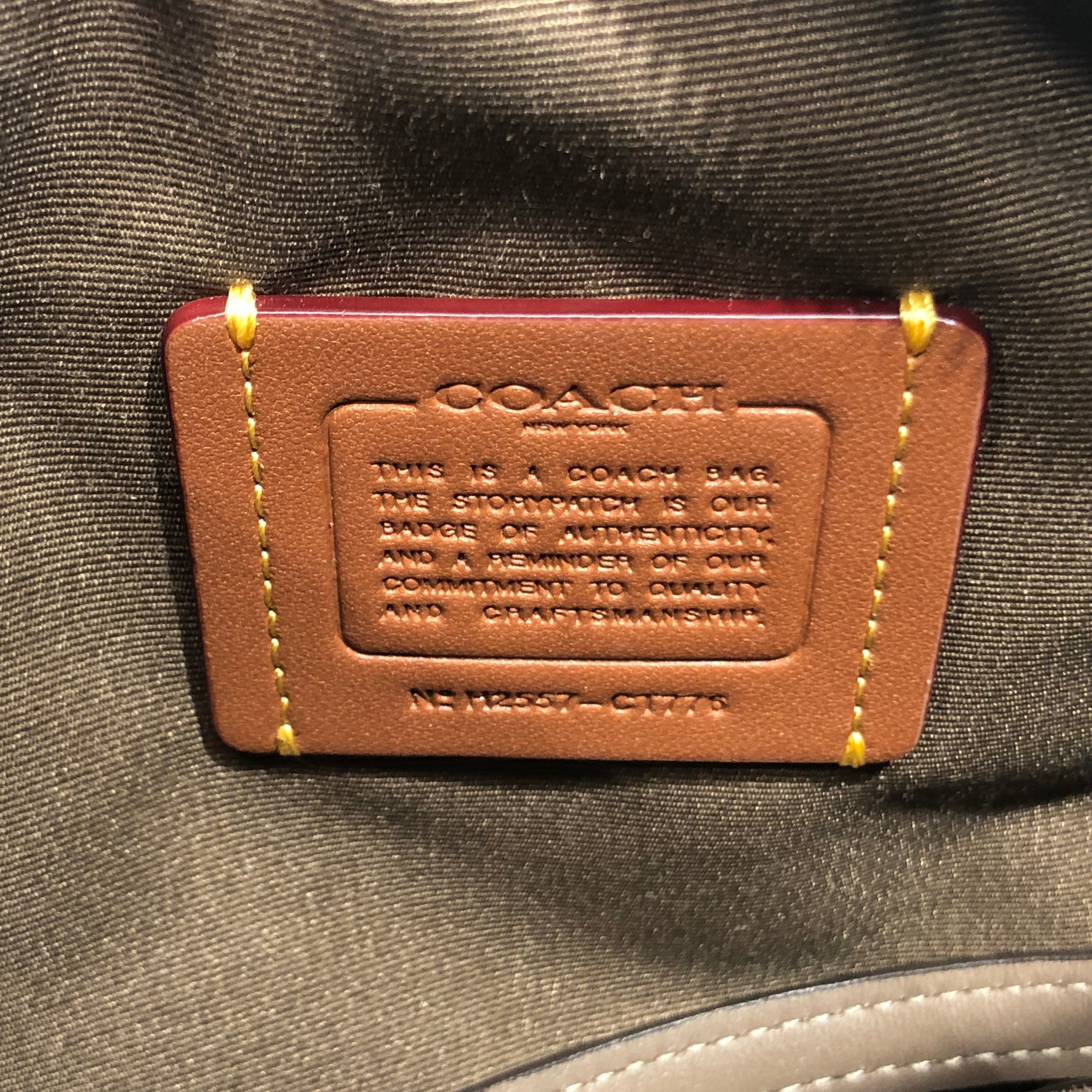 COACH/Hand Bag/Leather/BEG/ view 6