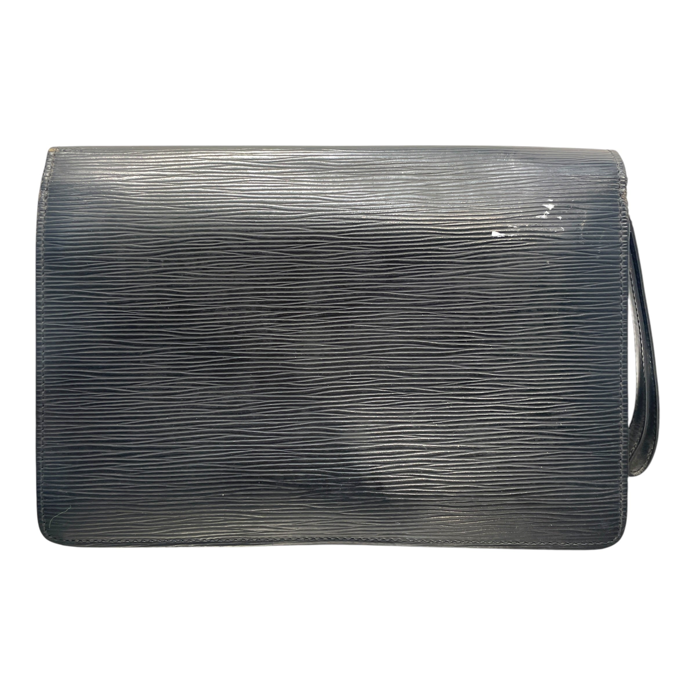 LOUIS VUITTON/Clutch Bag/Leather/BLK/Epi Dragonne Clutch view 4