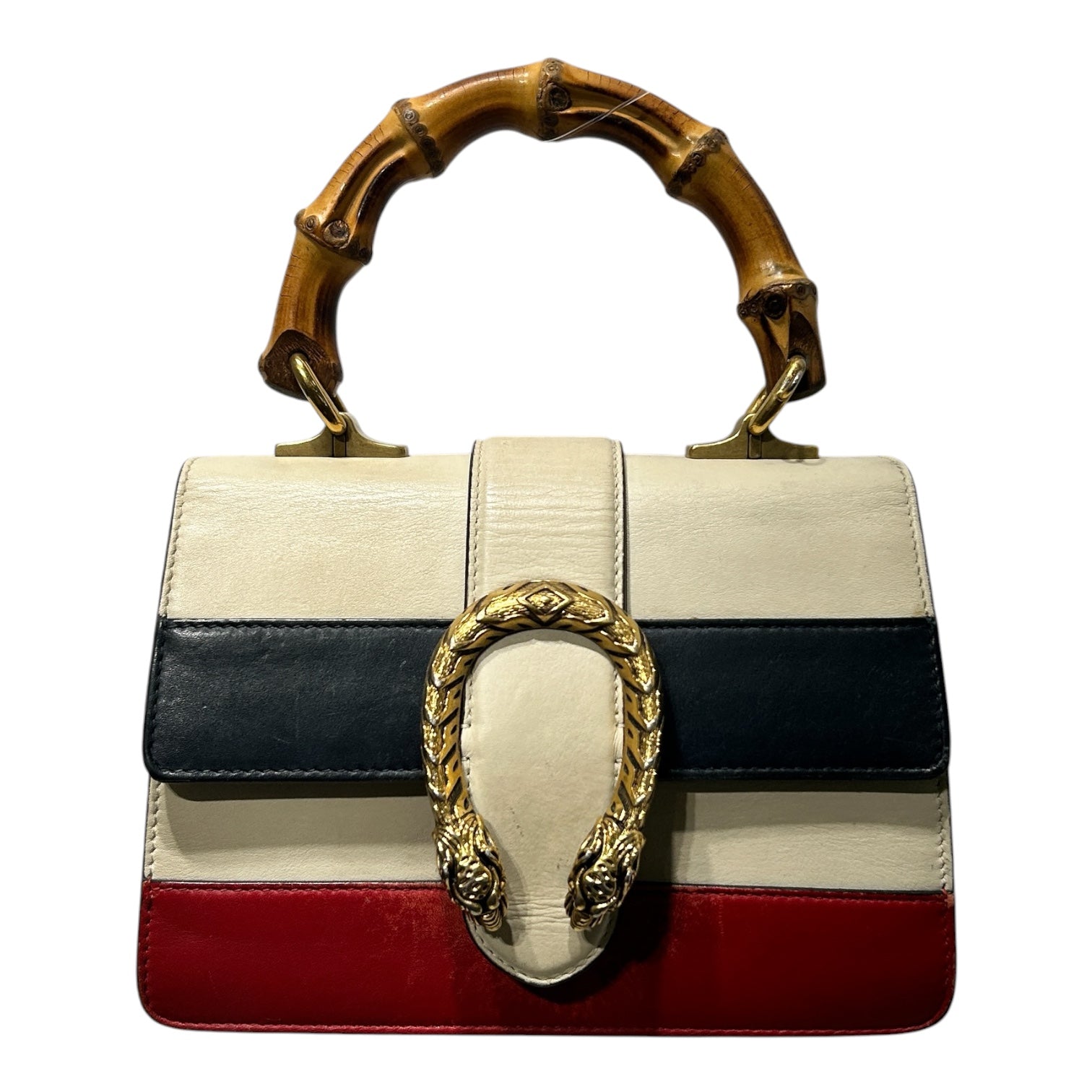 GUCCI/Cross Body Bag/Leather/CRM/BAMBOO HANDLE view 1