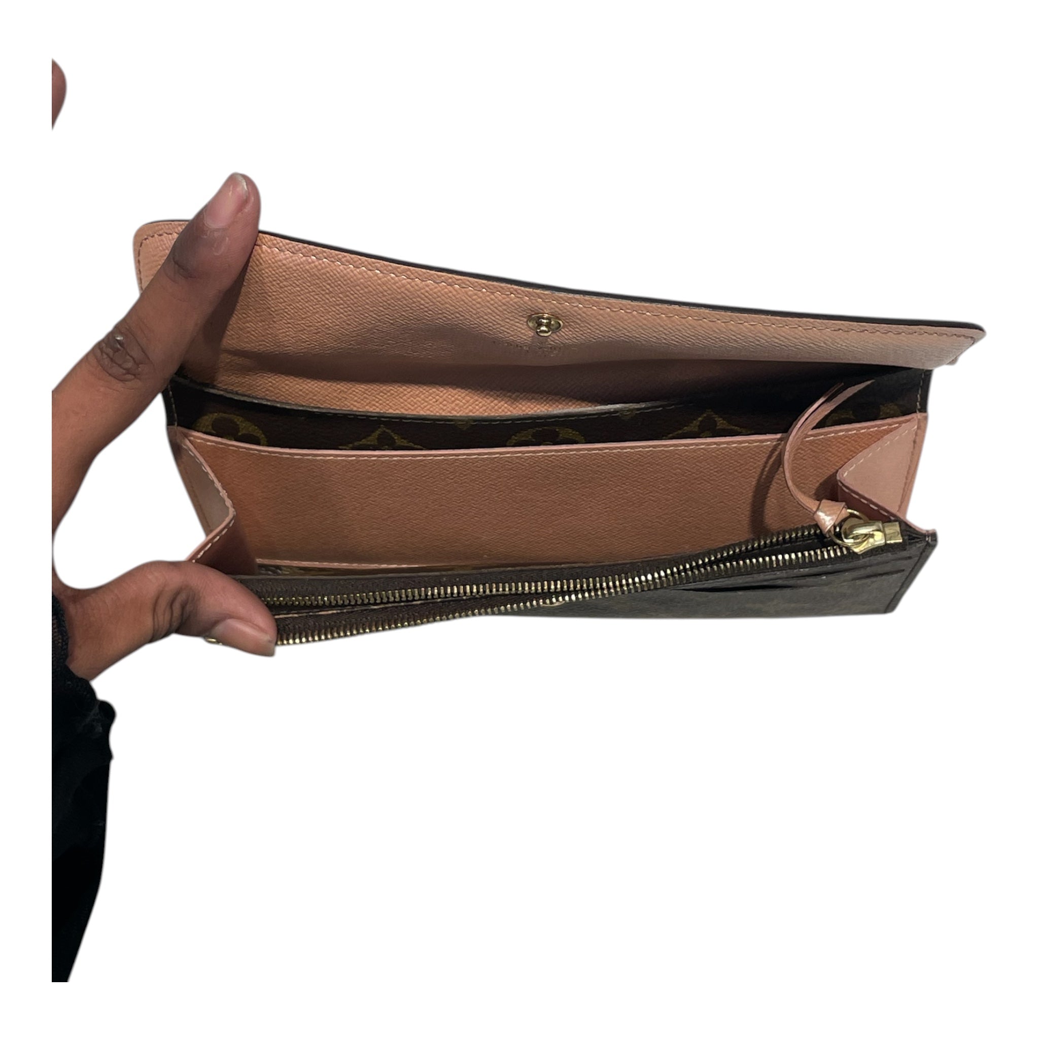 LOUIS VUITTON/Long Wallet/Monogram/Leather/BRW/emilie portefeiulle view 4