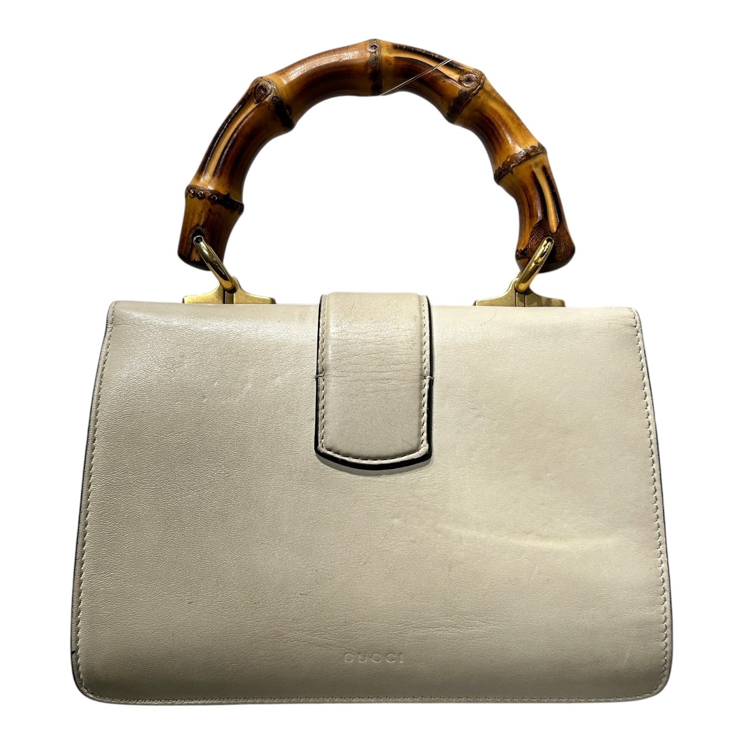GUCCI/Cross Body Bag/Leather/CRM/BAMBOO HANDLE view 2