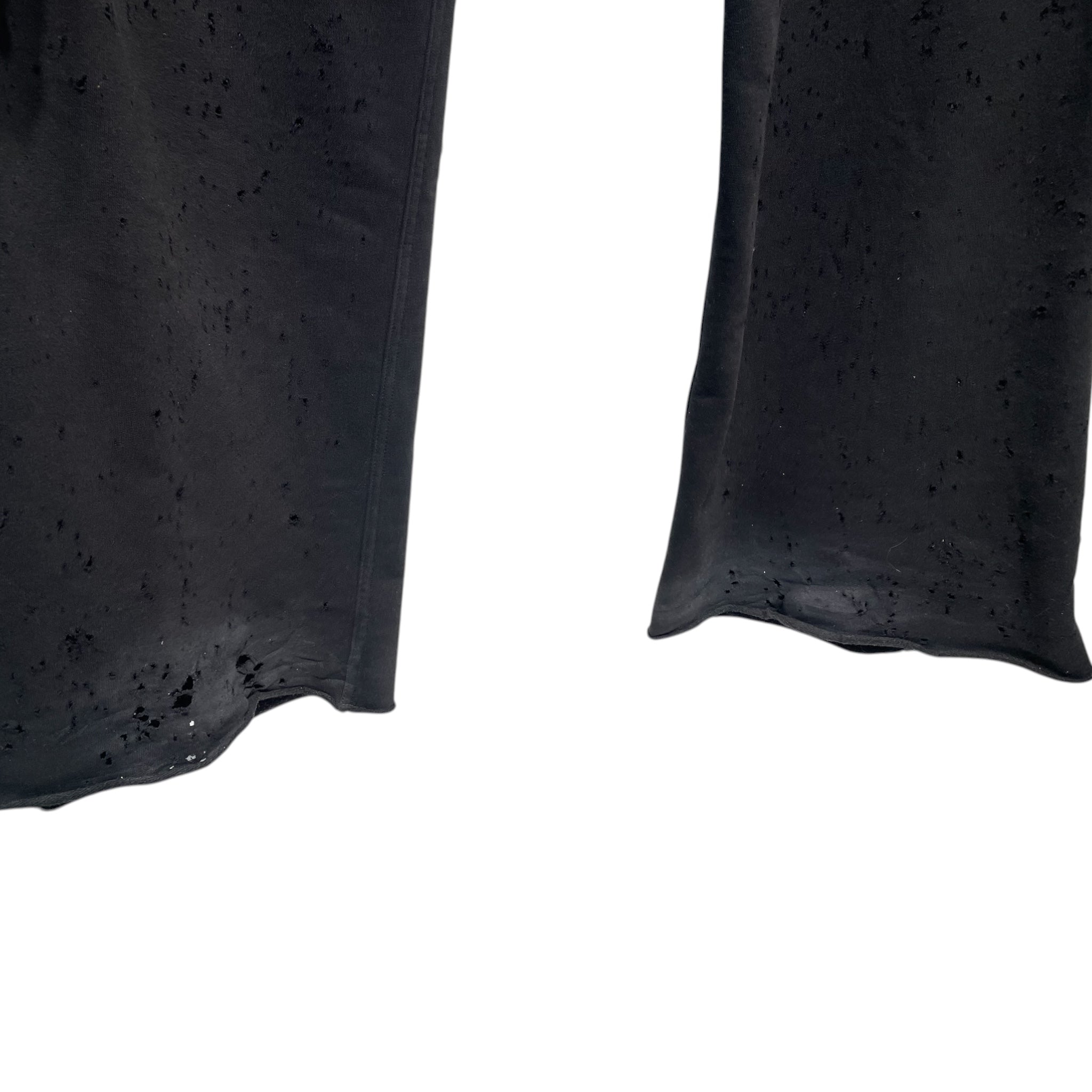 MM6/Straight Pants/XL/Cotton/BLK/distressed wide leg sweats view 5