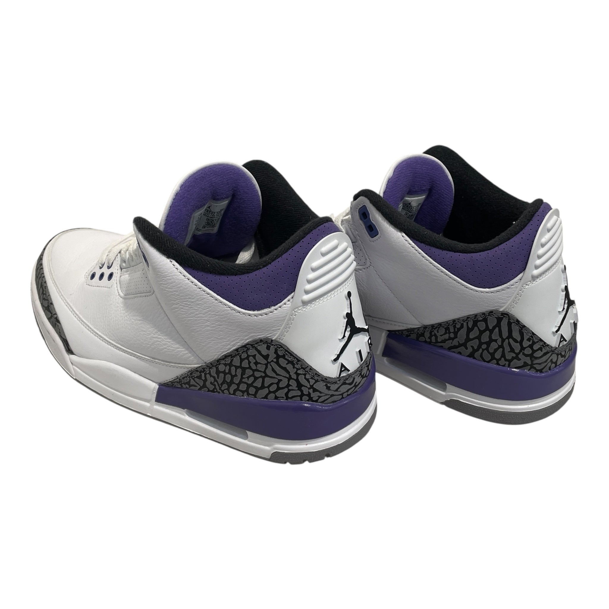 NIKE/AIR JORDAN 3 RETRO/Hi-Sneakers/US 9.5/Leather/WHT/CT8532-105 view 2
