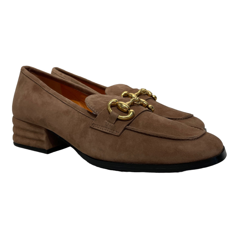 Saint G/Loafers/US 8.5/Suede/BEG/