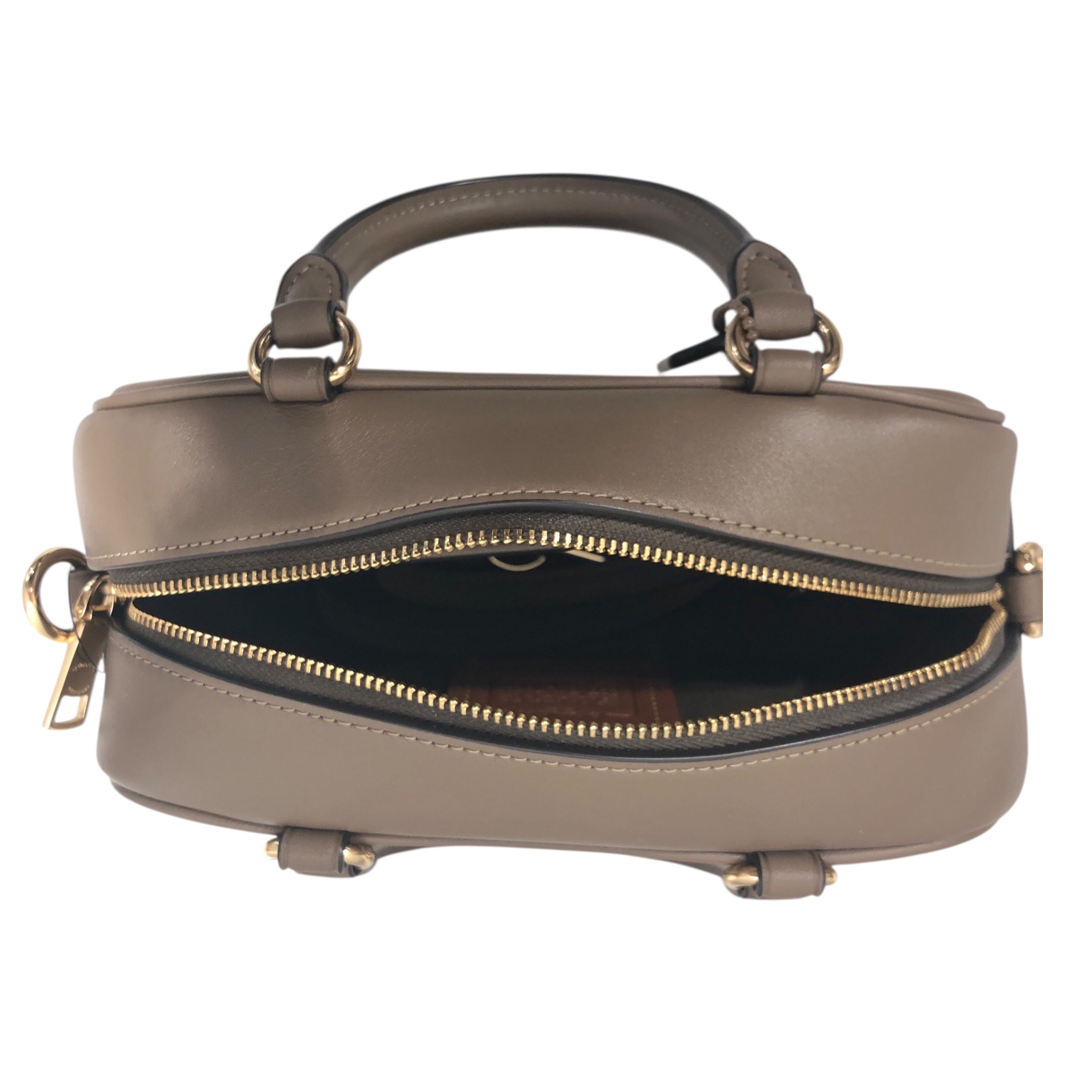 COACH/Hand Bag/Leather/BEG/ view 4