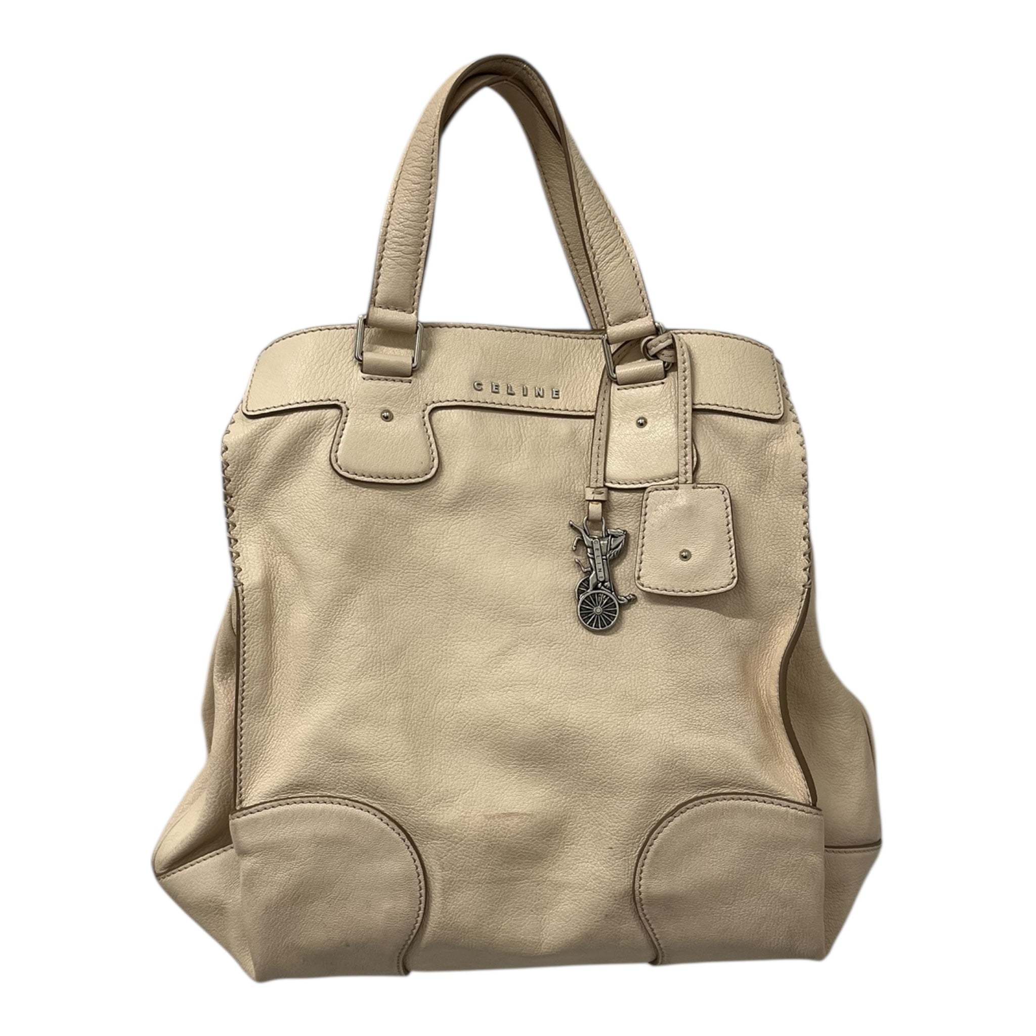CELINE/Bag/Leather/WHT/ORLOV BAG / HORSE CHARM view 1