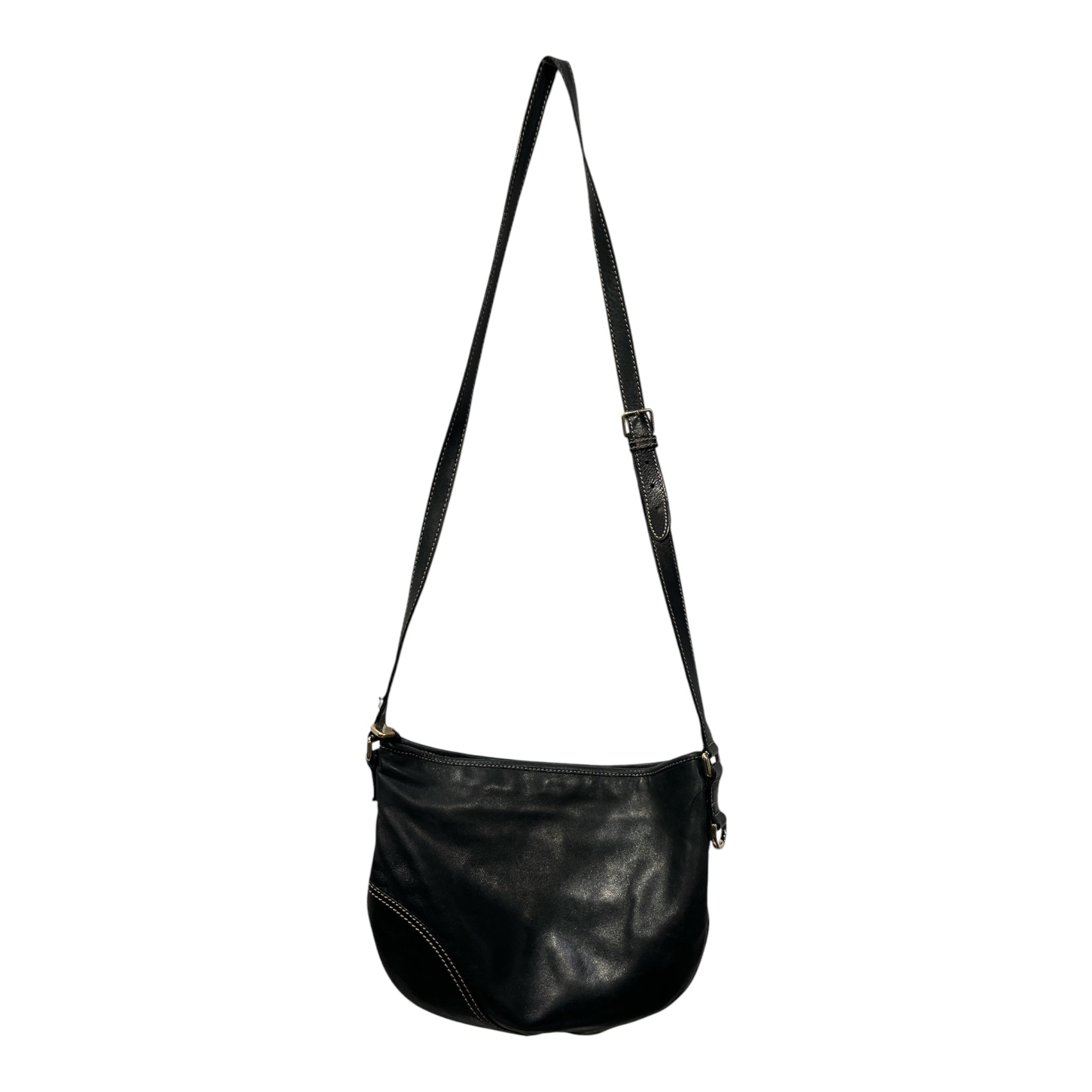 GUCCI/Cross Body Bag/Leather/BLK/HOBO RED WHITE GREEN INT. view 2