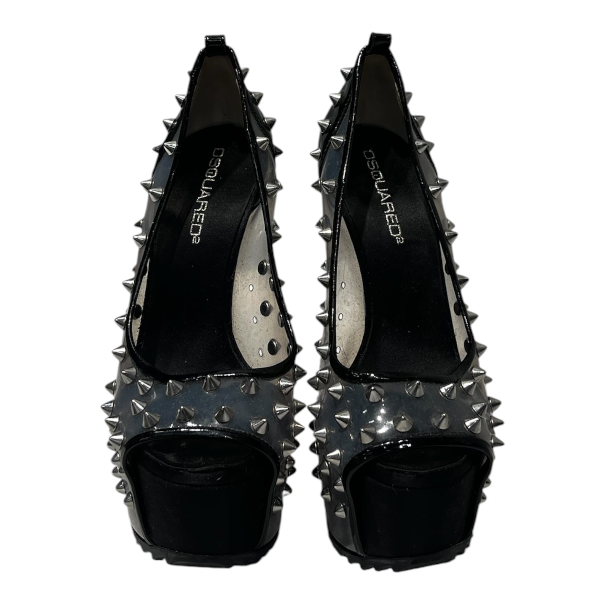 DSQUARED2/Heels/US 6/BLK/DSQUARED2 SPIKED HEELS view 1