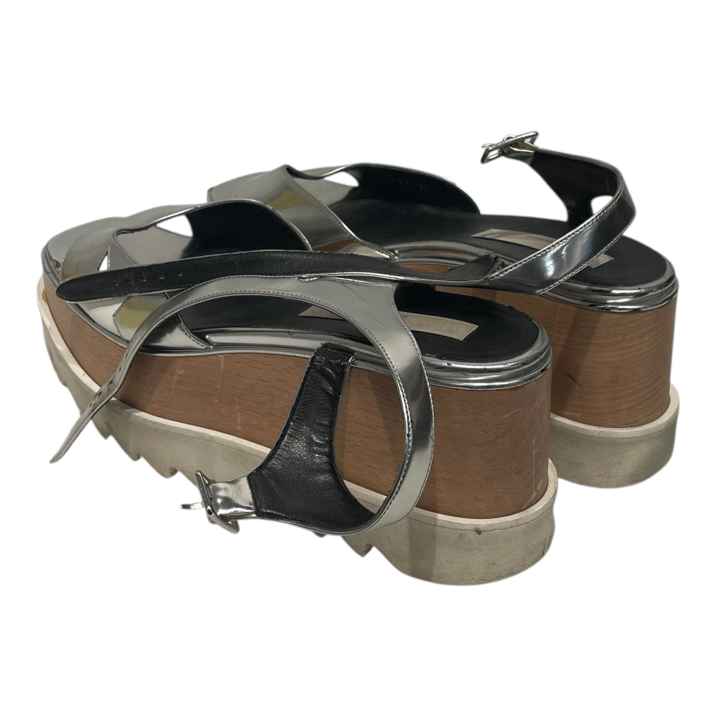 STELLAMcCARTNEY/Sandals/EU 38.5/SLV/453590 platform view 2