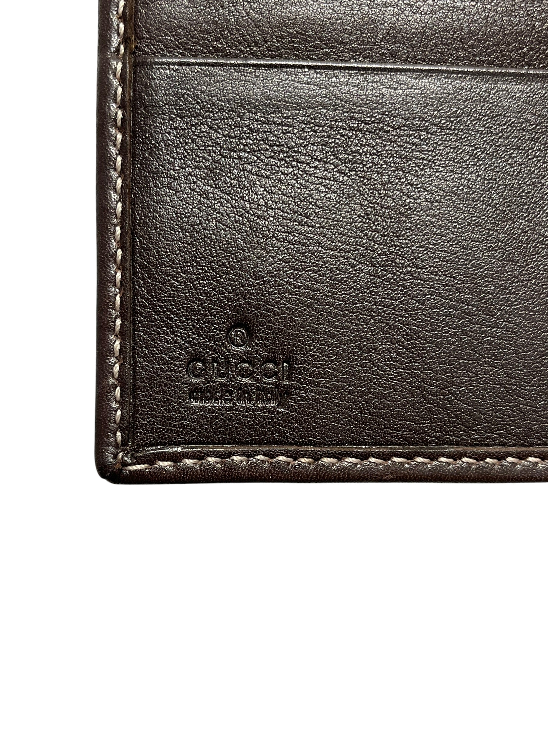 GUCCI/Bifold Wallet/Monogram/Cotton/KHK/ view 7