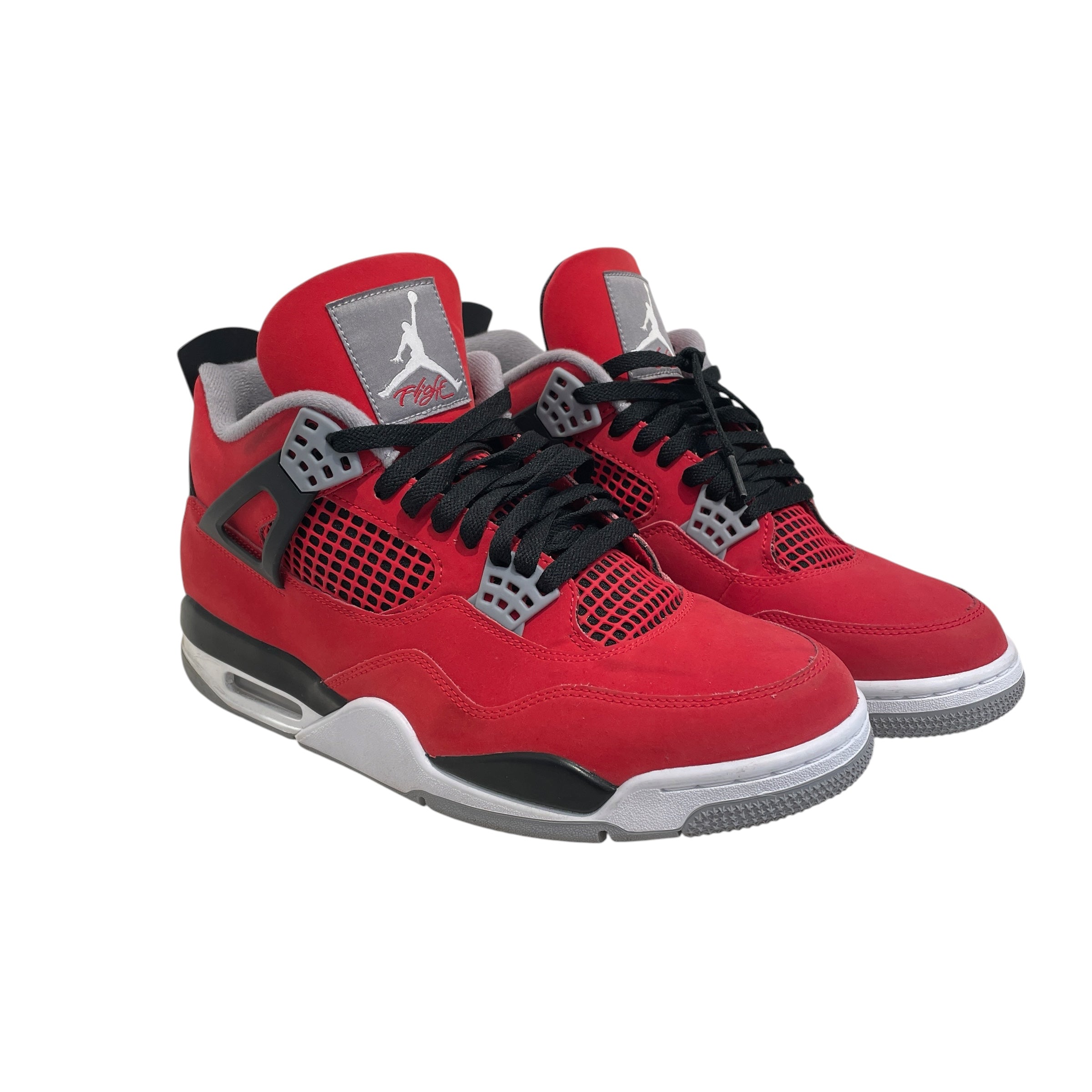 NIKE/AIR JORDAN 4 RETRO/Hi-Sneakers/US 11/Leather/RED/FQ8138-600 view 1