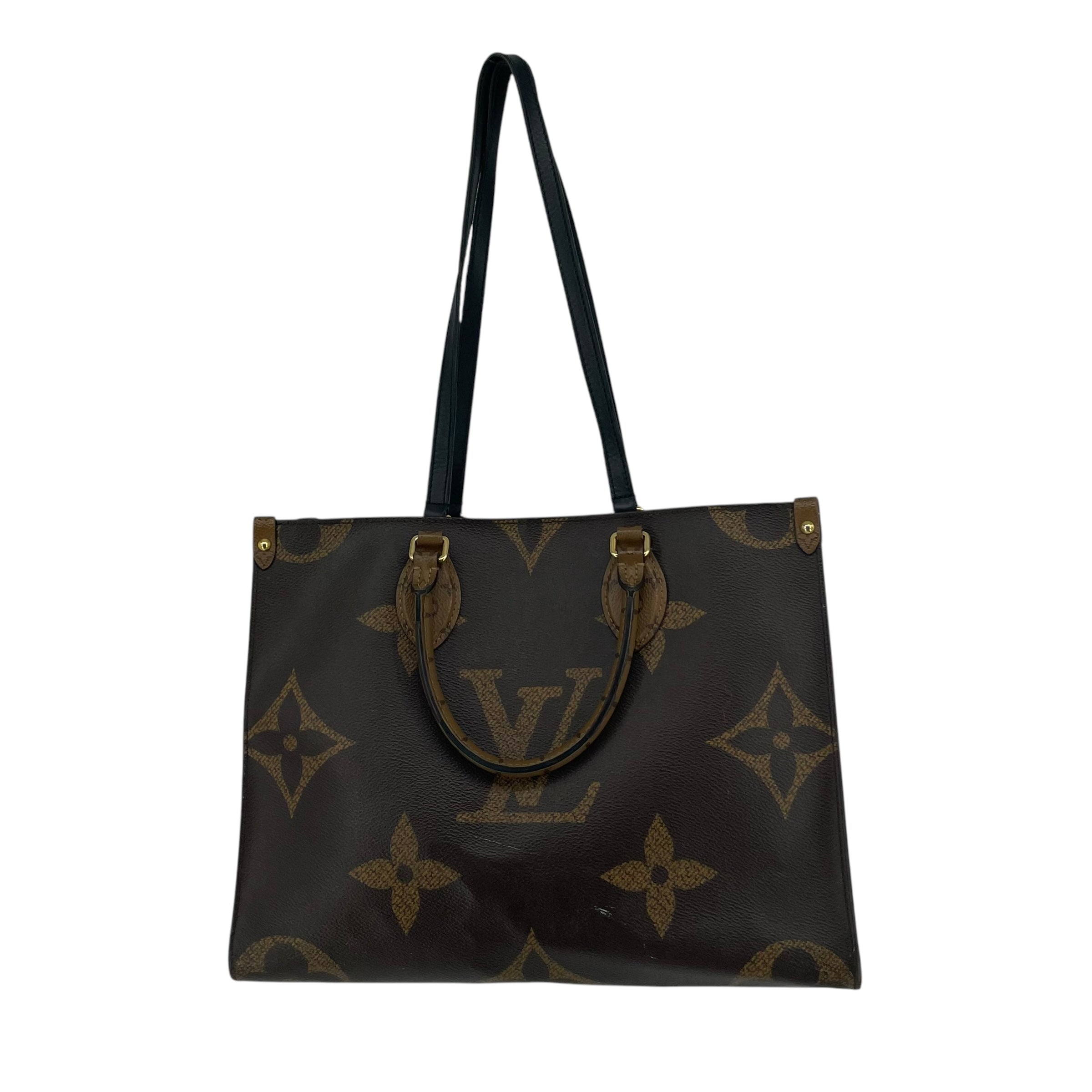 LOUIS VUITTON/Bag/Monogram/Leather/BRW/ONTHEGO MEDIUM RARE view 1