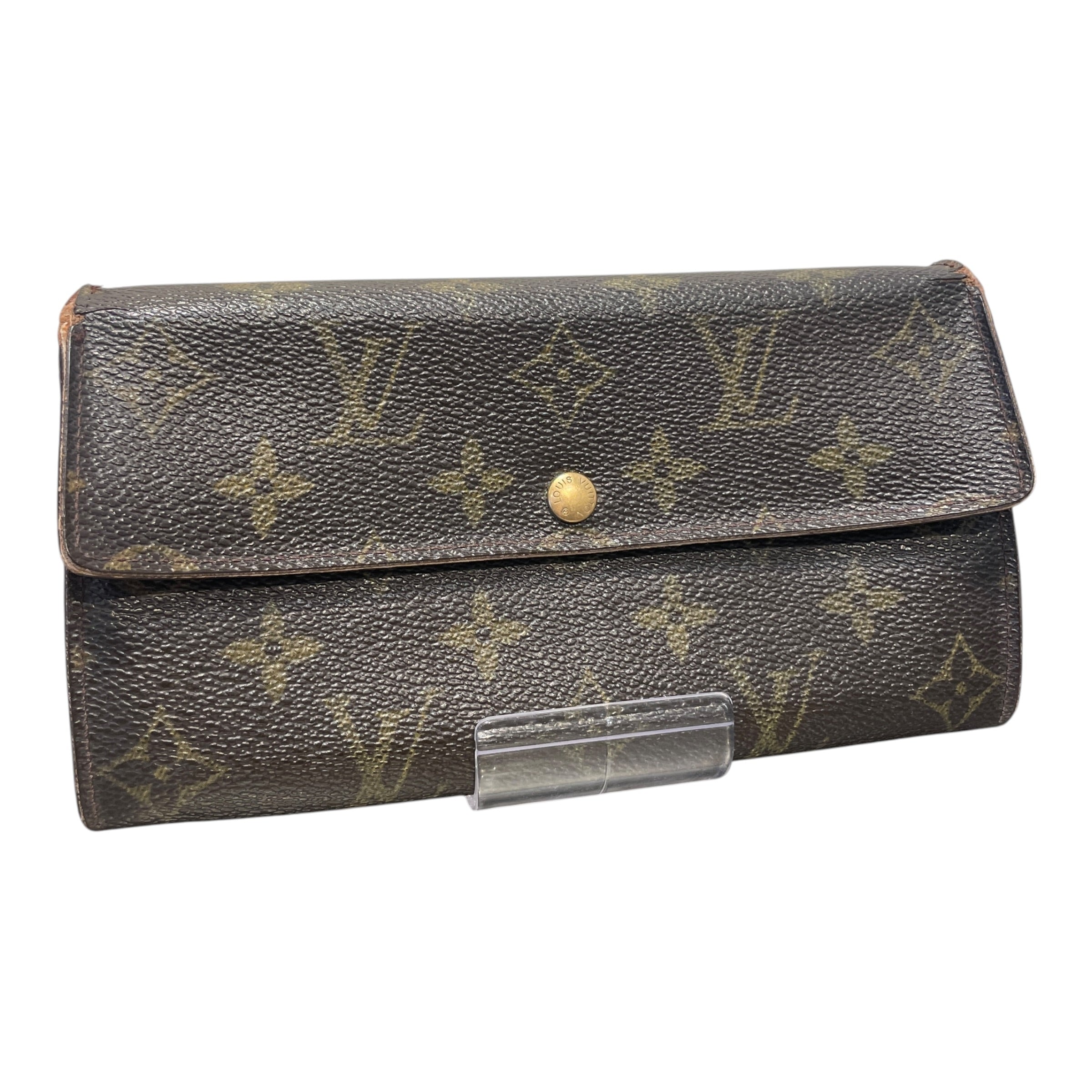 LOUIS VUITTON/Long Wallet/Monogram/Leather/BRW/M's/Sarah view 1