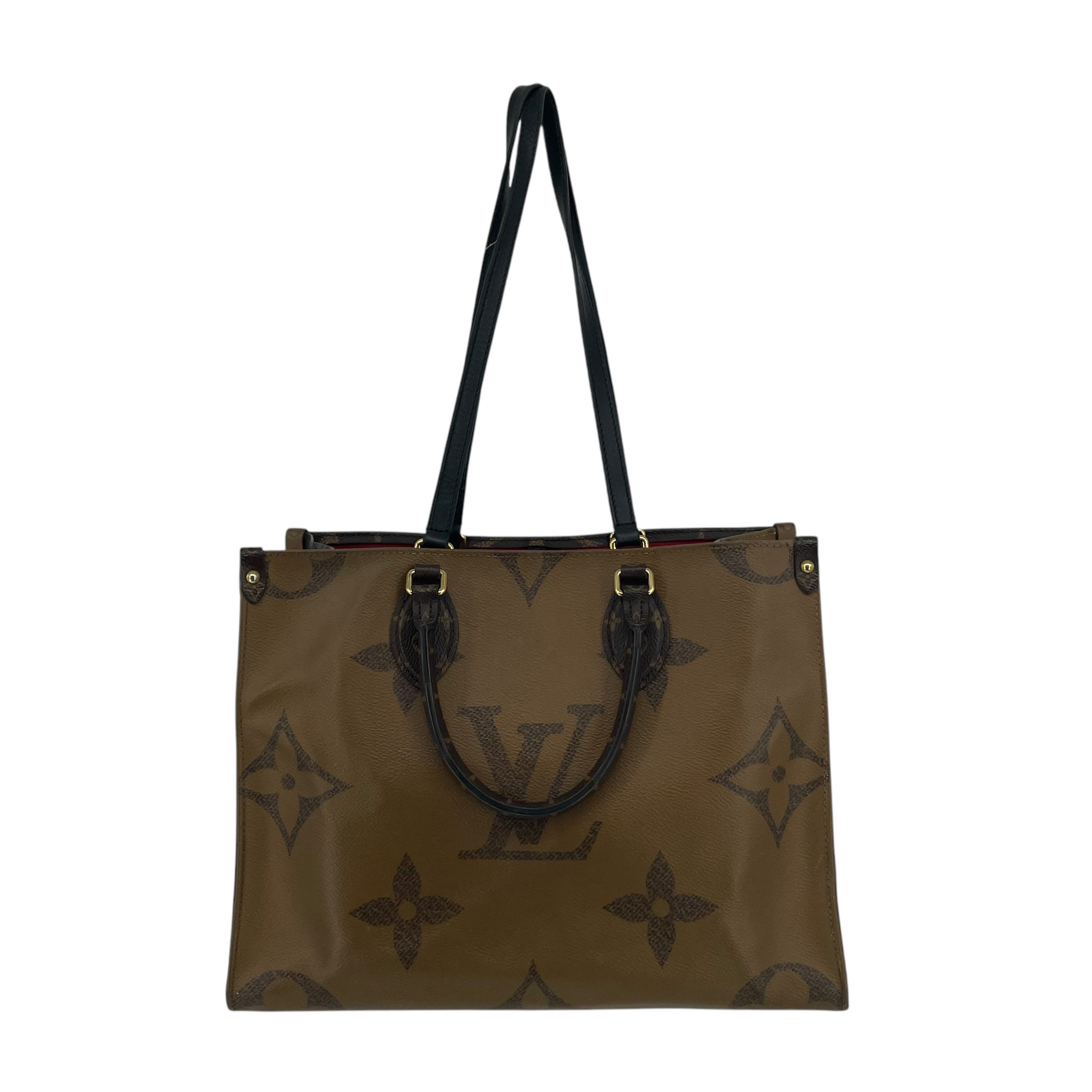 LOUIS VUITTON/Bag/Monogram/Leather/BRW/ONTHEGO MEDIUM RARE view 2