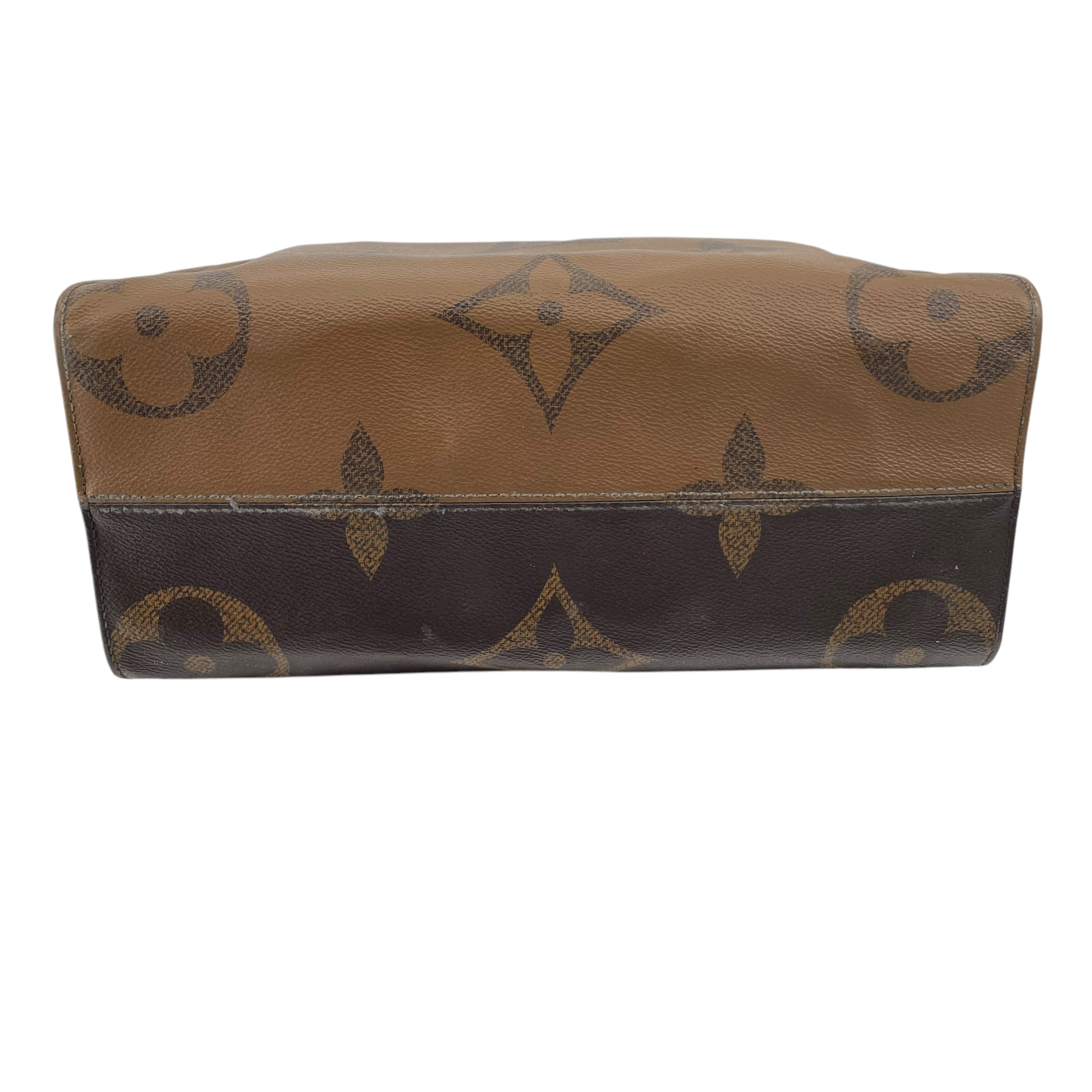 LOUIS VUITTON/Bag/Monogram/Leather/BRW/ONTHEGO MEDIUM RARE view 3