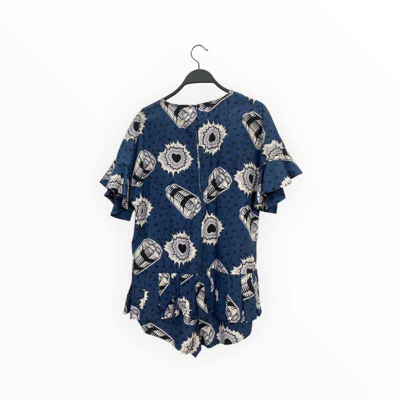 alice McCALL/Dress/OS/All Over Print/Cotton/NVY/HEARTS DYNAMITE