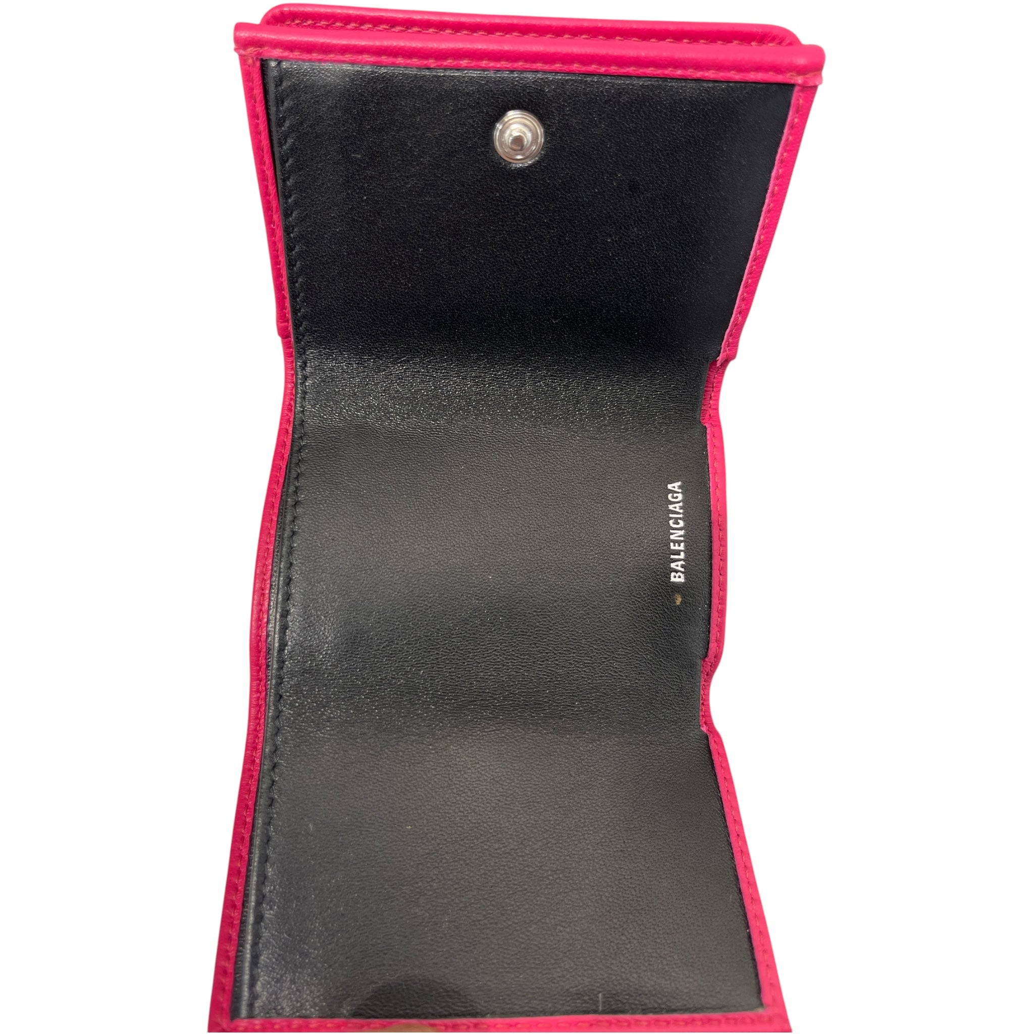 BALENCIAGA/Bifold Wallet/Leather/PNK/HOT PINK view 2