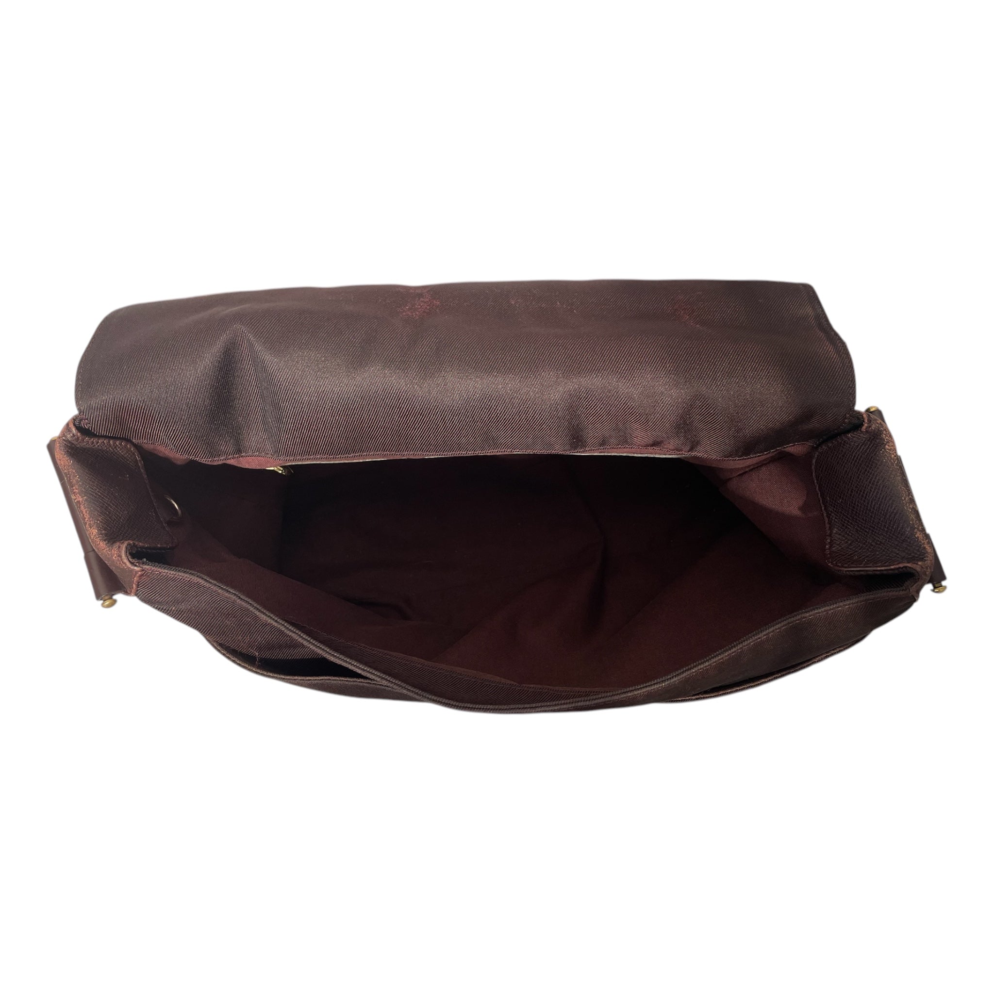 LOUIS VUITTON/Cross Body Bag/Leather/BRD/Louis Vuitton Delsu Taiga view 4