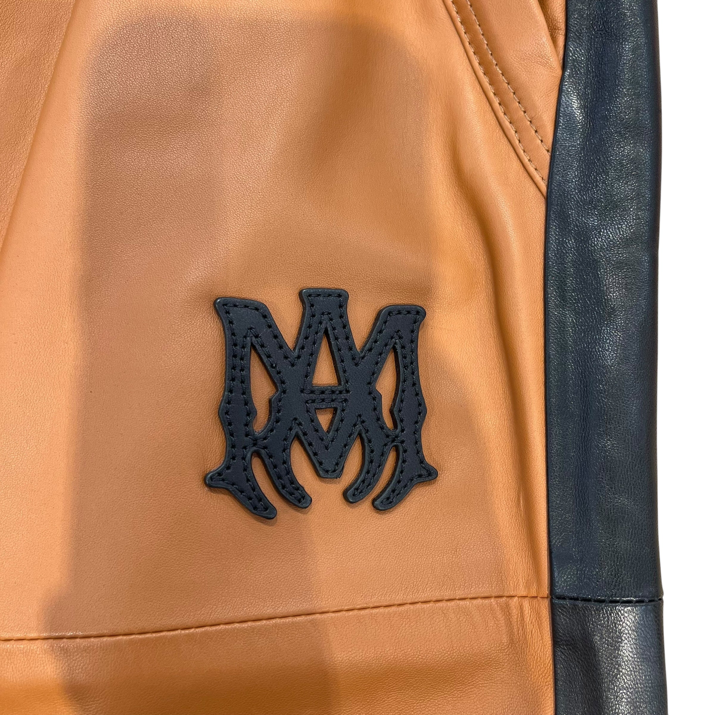AMIRI/Pants/52/Leather/CML/Stripe/ view 4