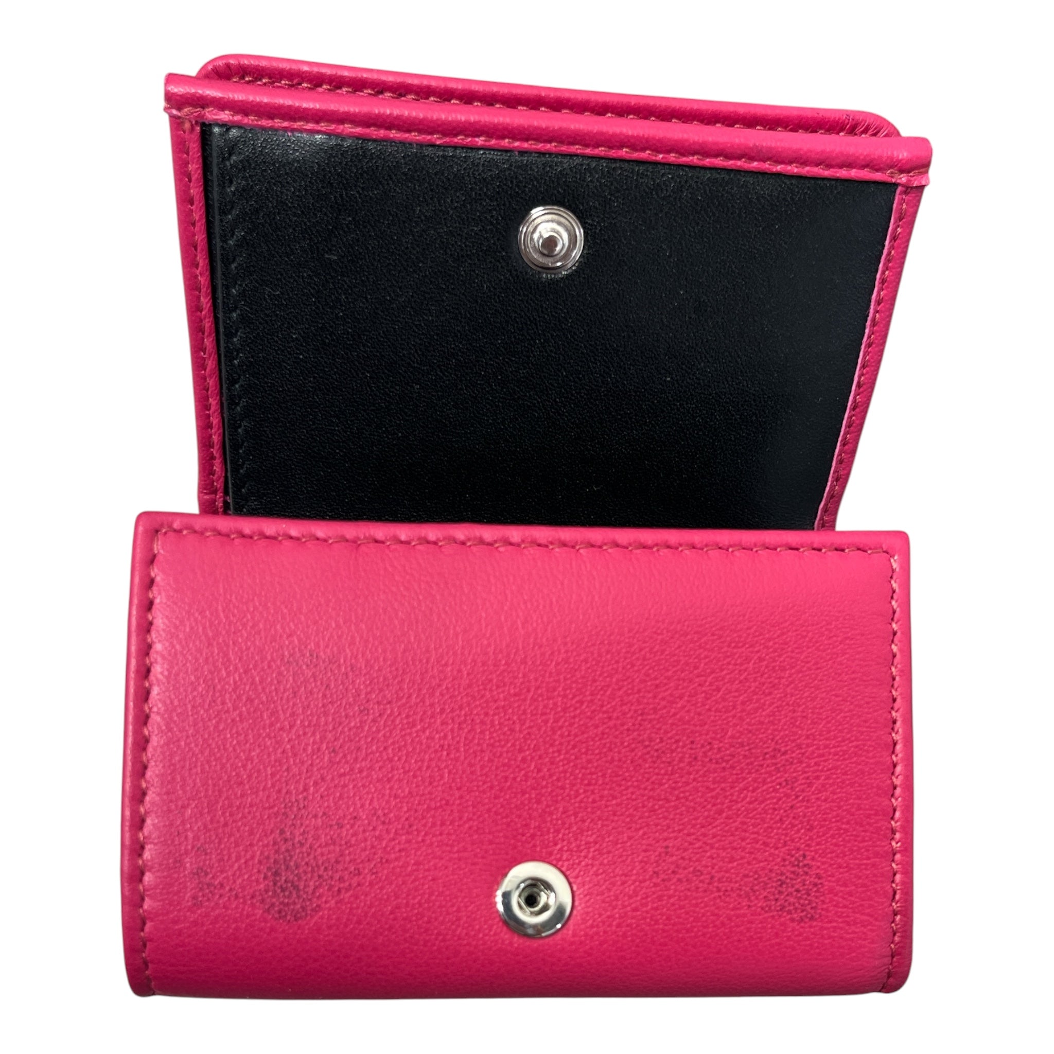 BALENCIAGA/Bifold Wallet/Leather/PNK/HOT PINK view 3