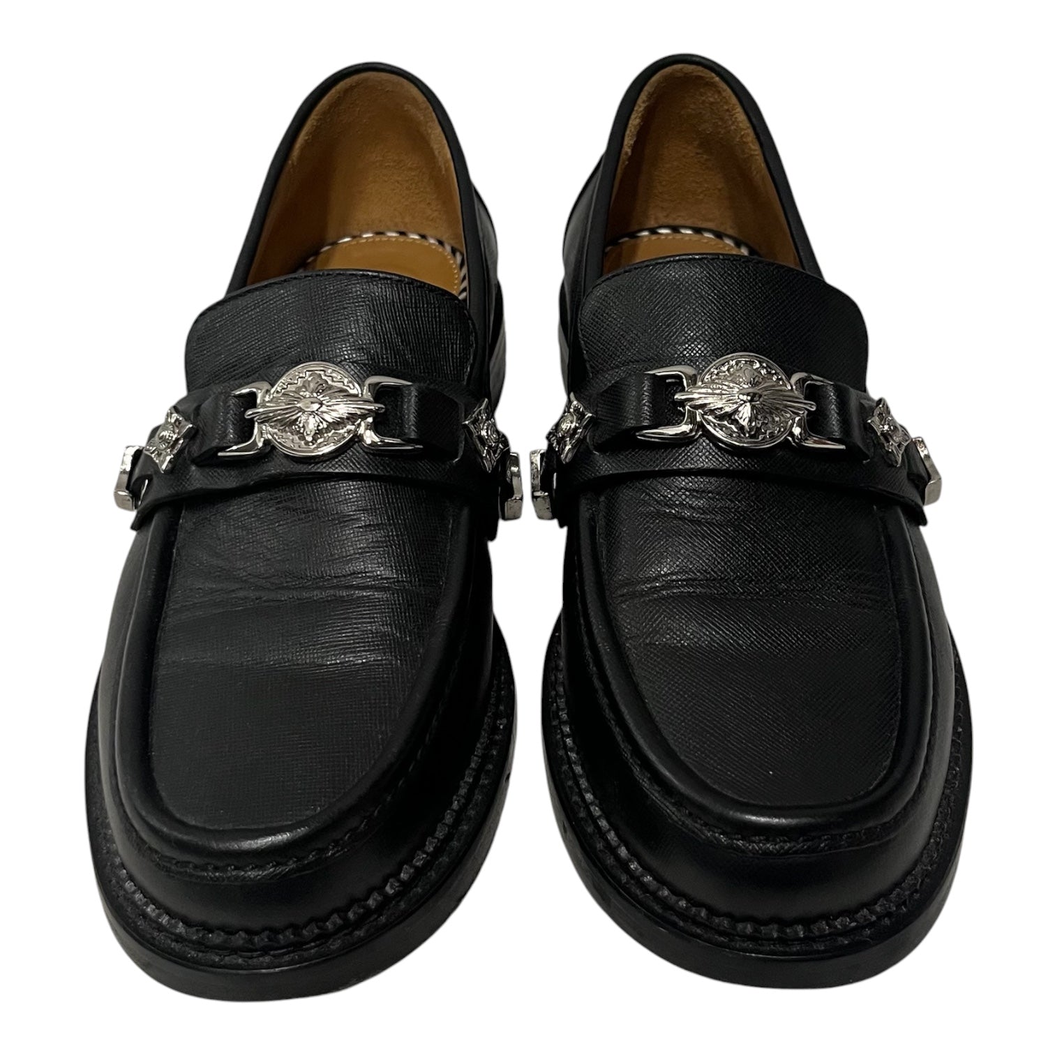 TOGA/Loafers/EU 41/Leather/BLK/embelisshed view 2