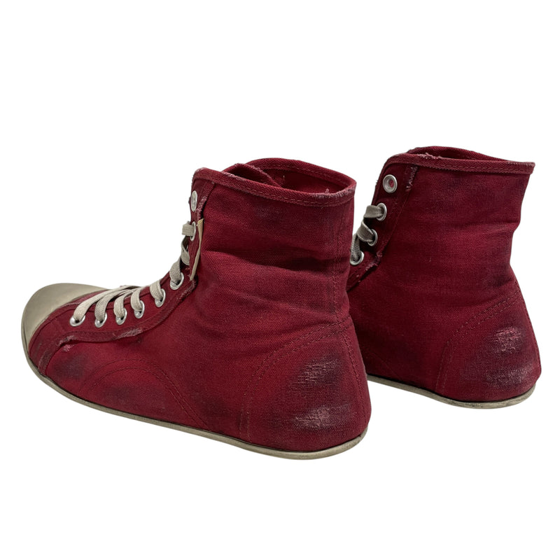 BALENCIAGA/Hi-Sneakers/US 7/Cotton/BRD/PARIS  ULTRA FLAT SNEAKERS