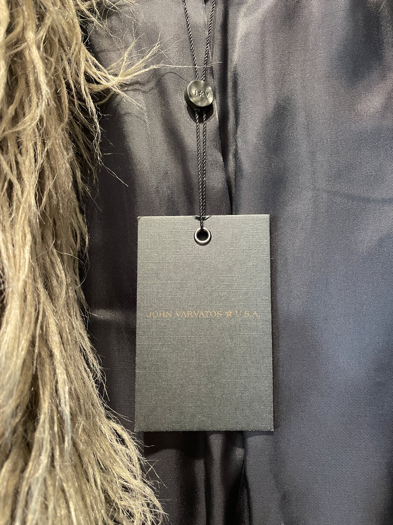 john varvatos/Coat/L/Fur/GRY/
