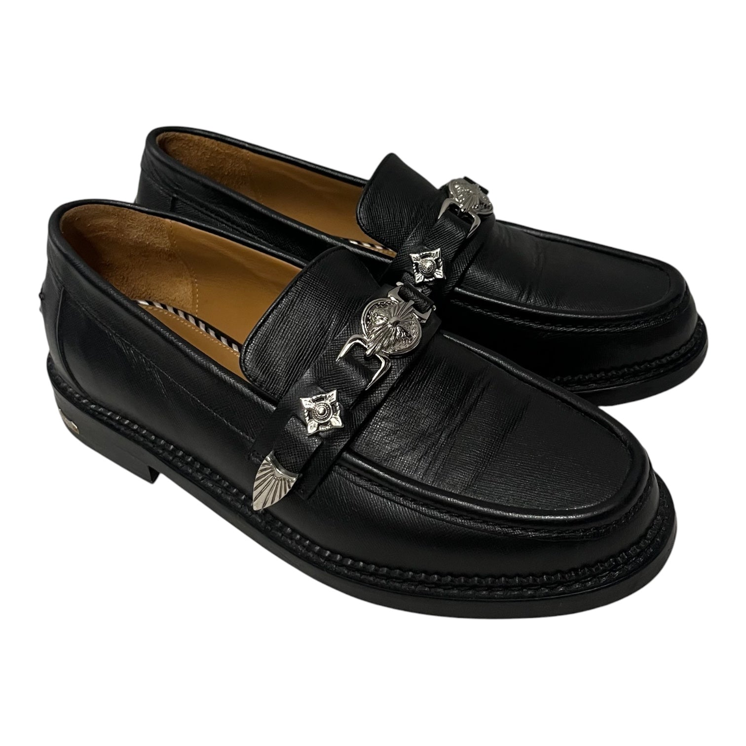 TOGA/Loafers/EU 41/Leather/BLK/embelisshed view 1